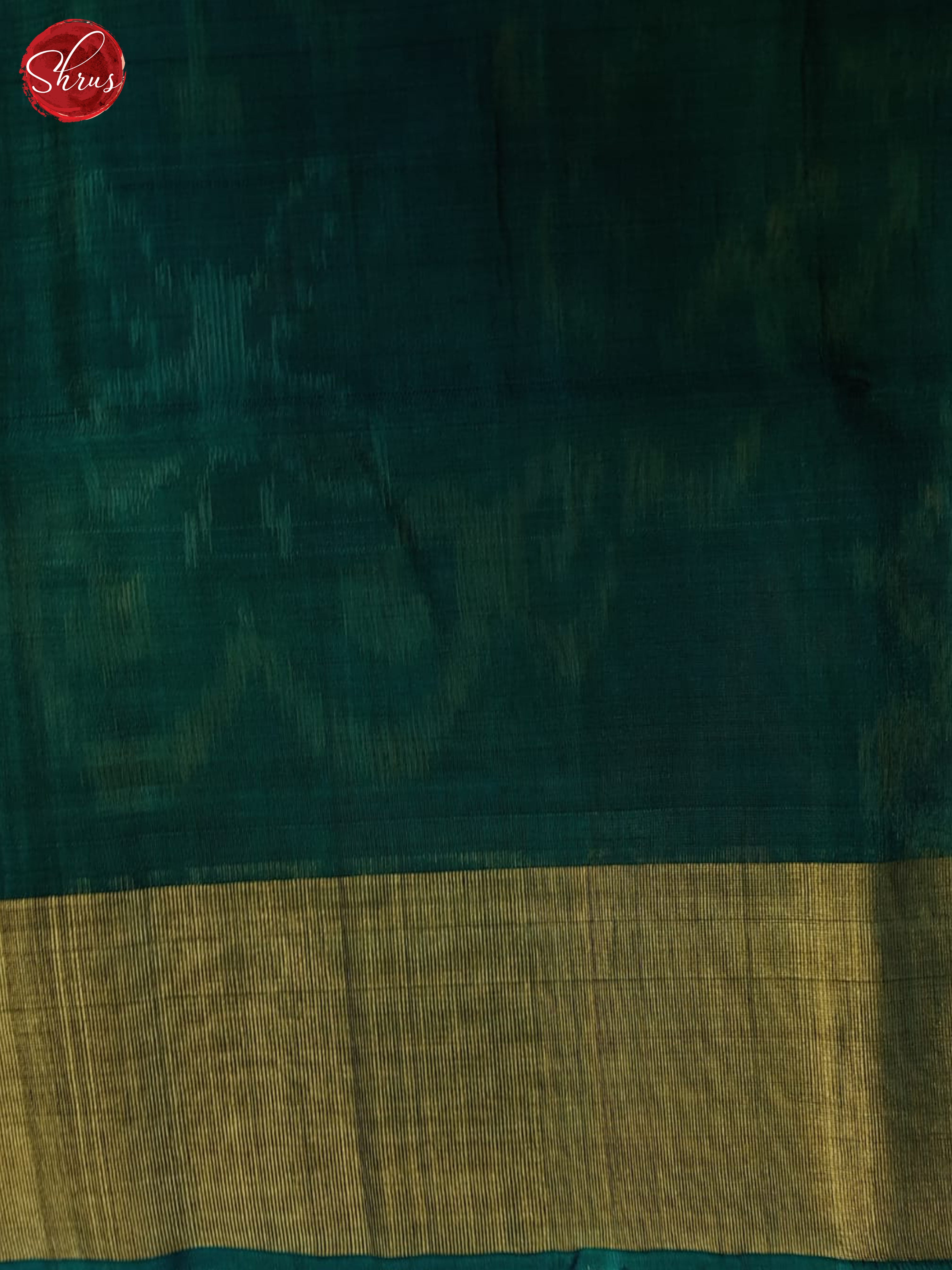 Blue And Green- Pochampally Silk Cotton Saree - Shop on ShrusEternity.com