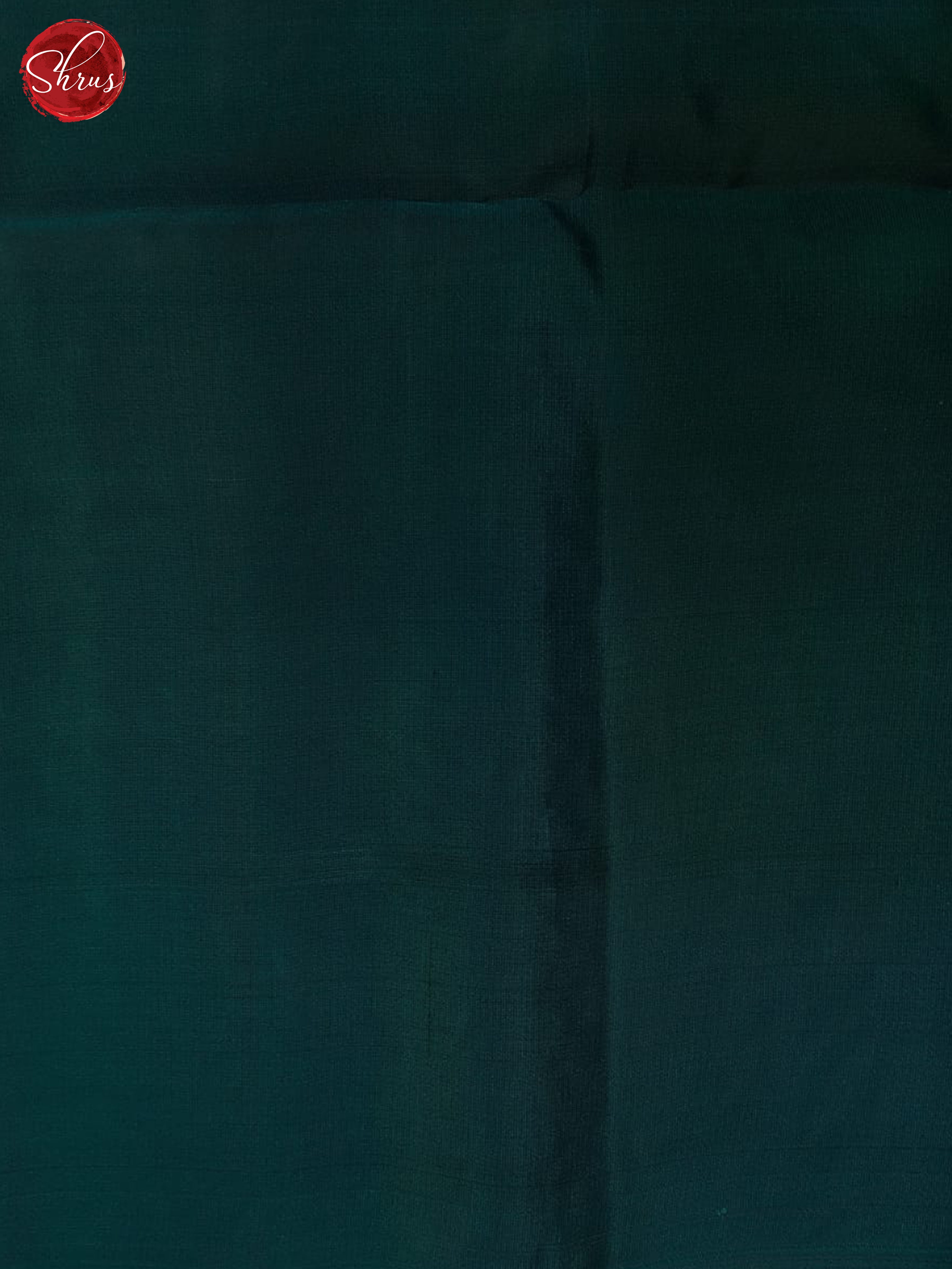 Green And Peacock Blue- Soft SIlk half-pure Saree - Shop on ShrusEternity.com