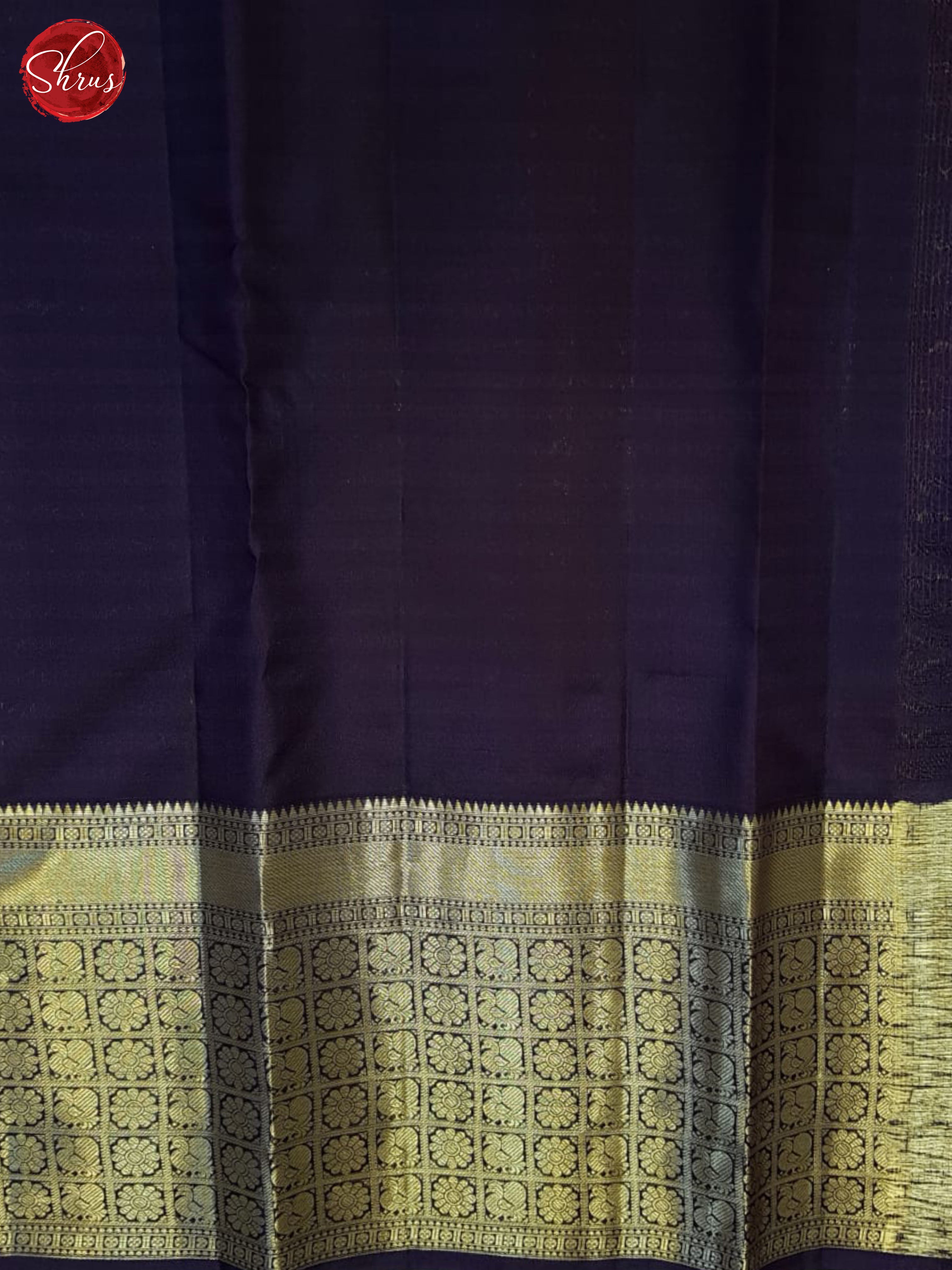 Wine And Purple- Kanchipuram Silk Saree - Shop on ShrusEternity.com