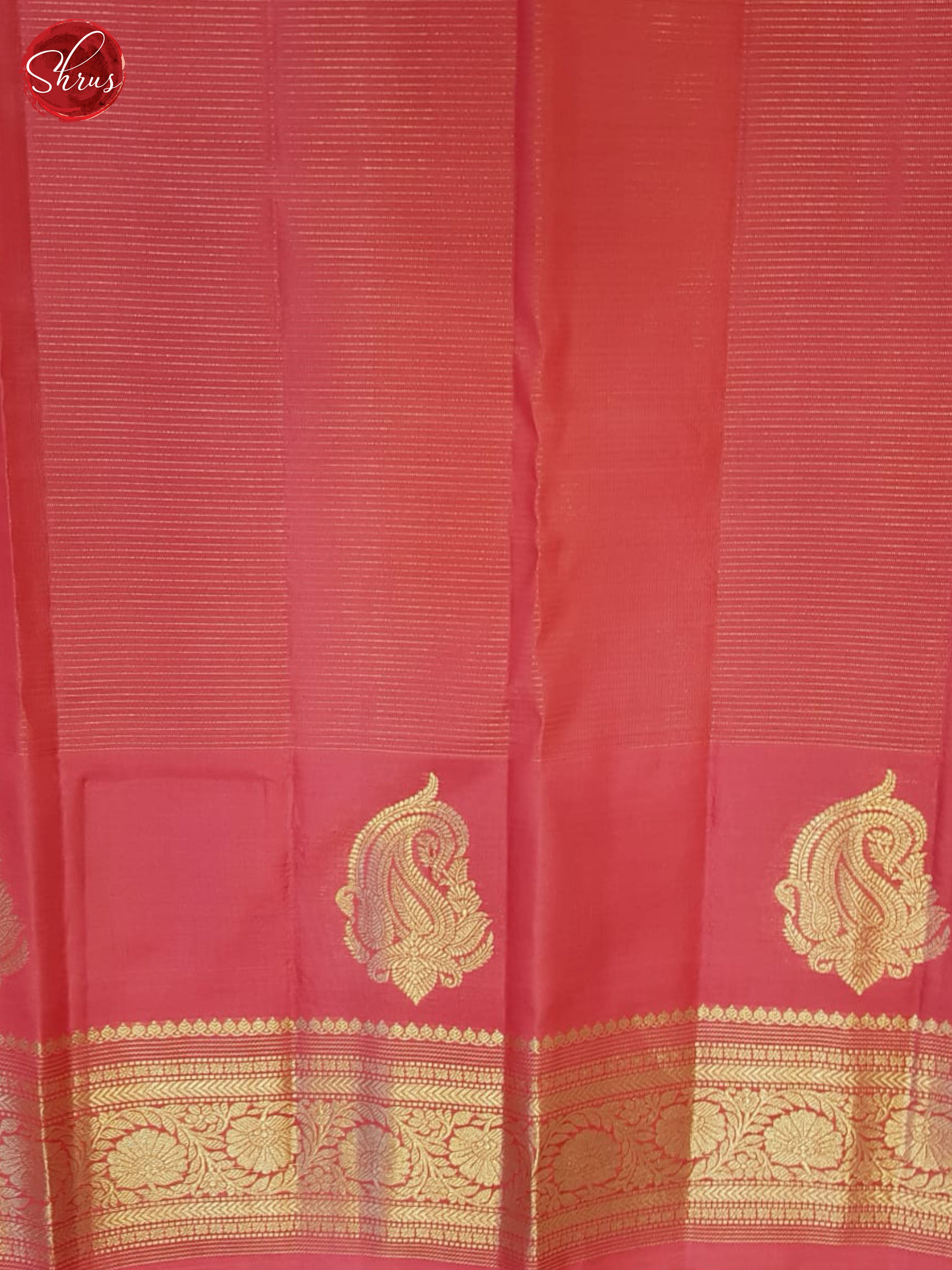 Pink(Single Tone)-Kanchipuram Silk Saree - Shop on ShrusEternity.com