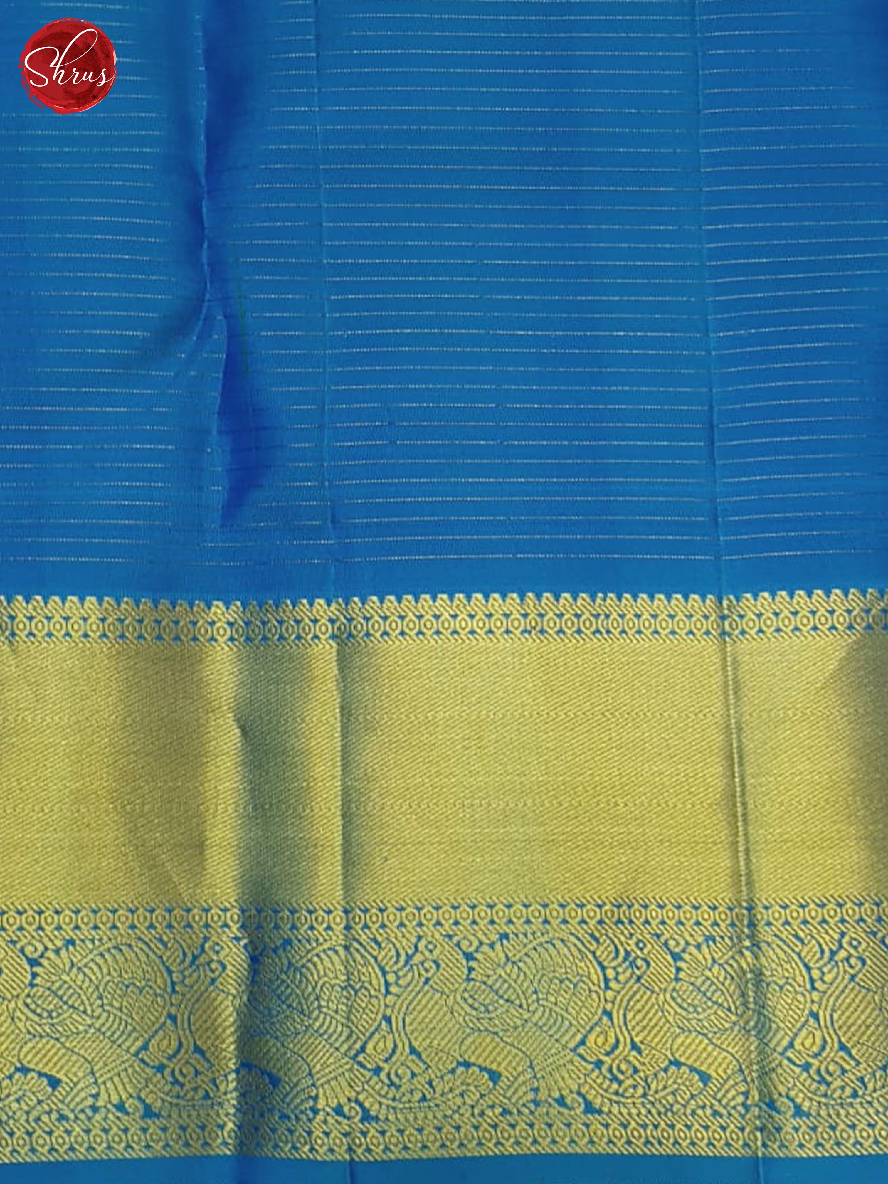 Vadamalli And Blue- Kanchipuram Silk Saree - Shop on ShrusEternity.com