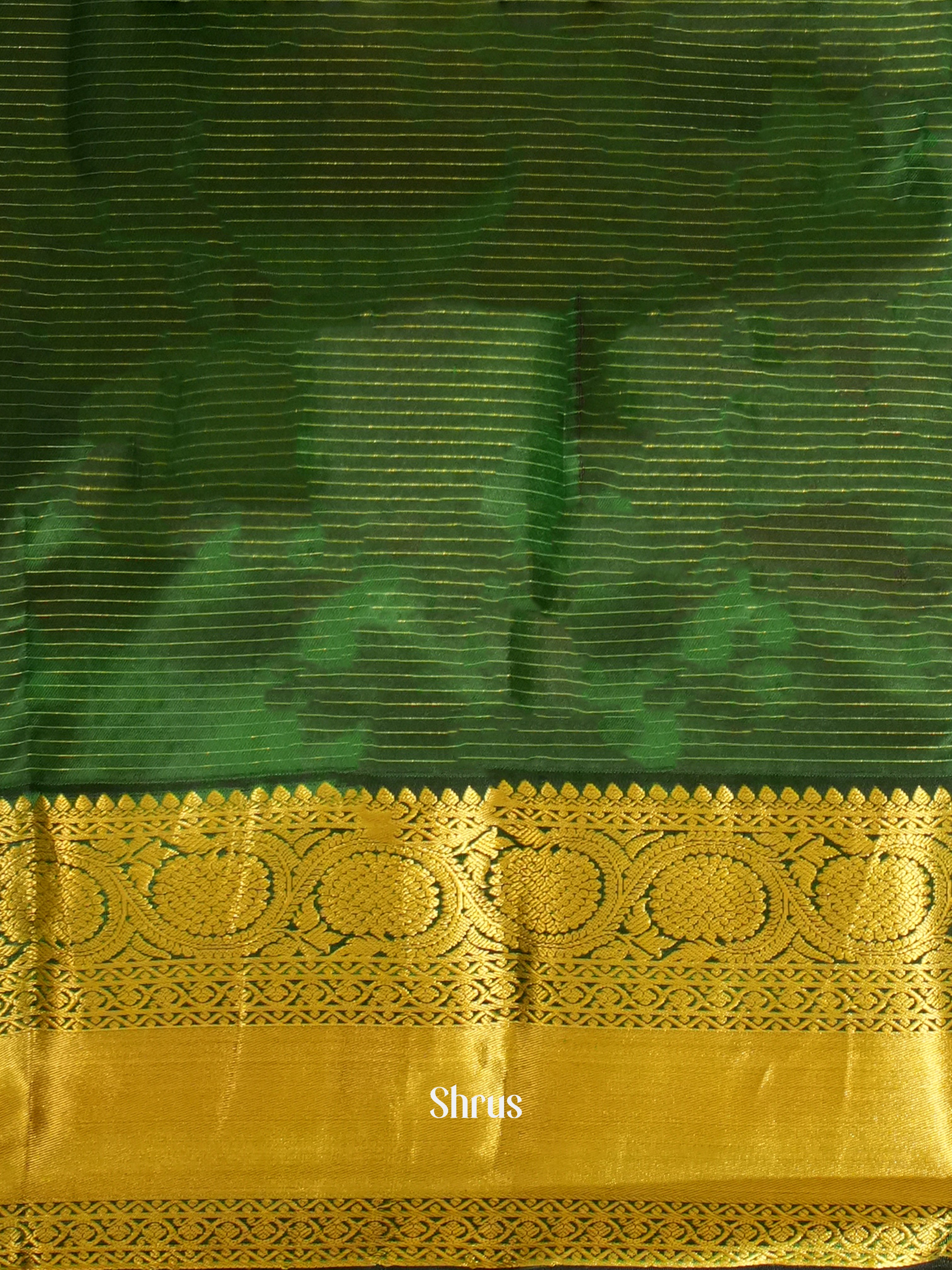 Red And Green- Korvai Kanchipuram Silk Saree