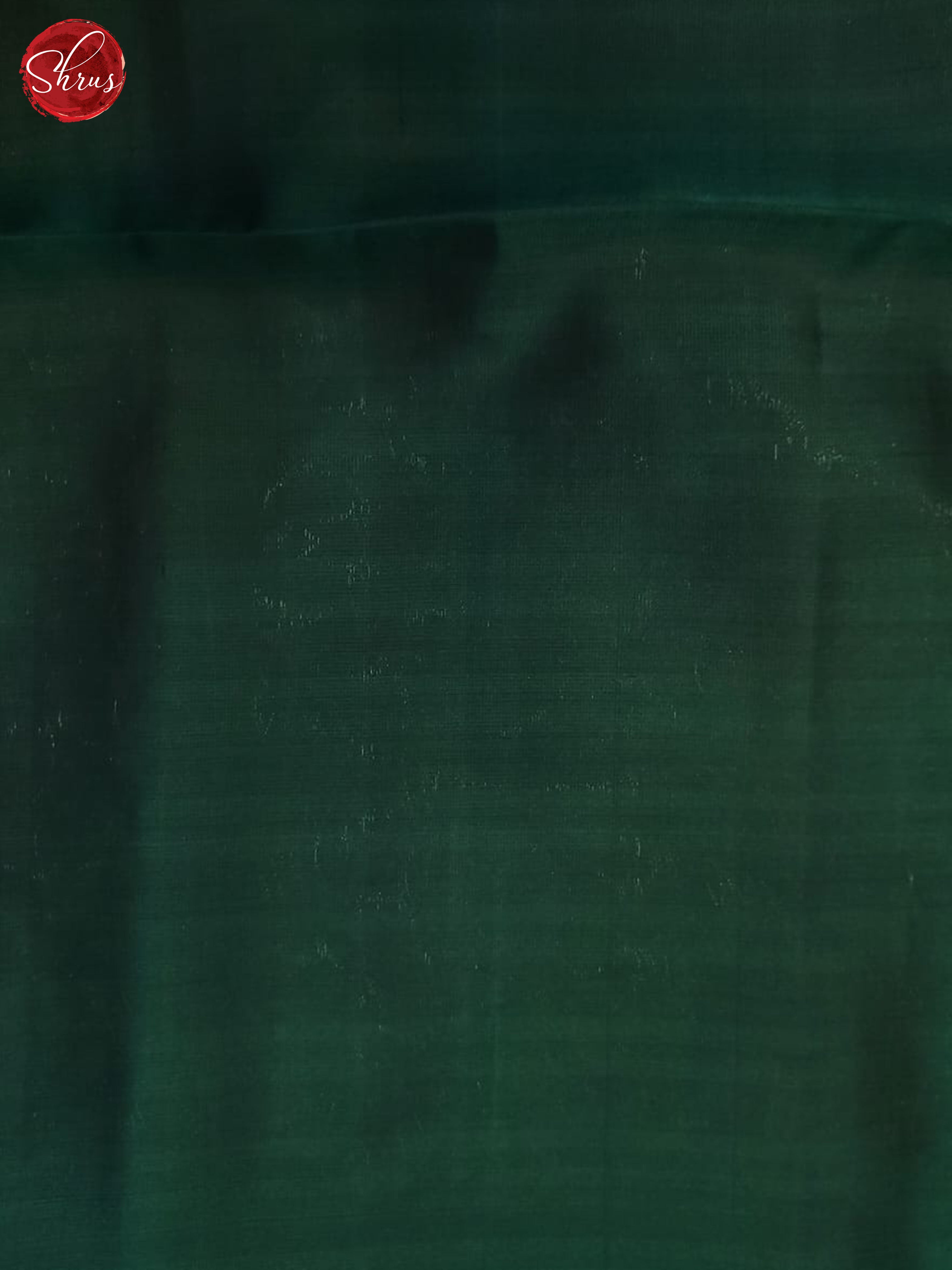 Green(Single tone)- Soft Silk Half-pure Saree - Shop on ShrusEternity.com