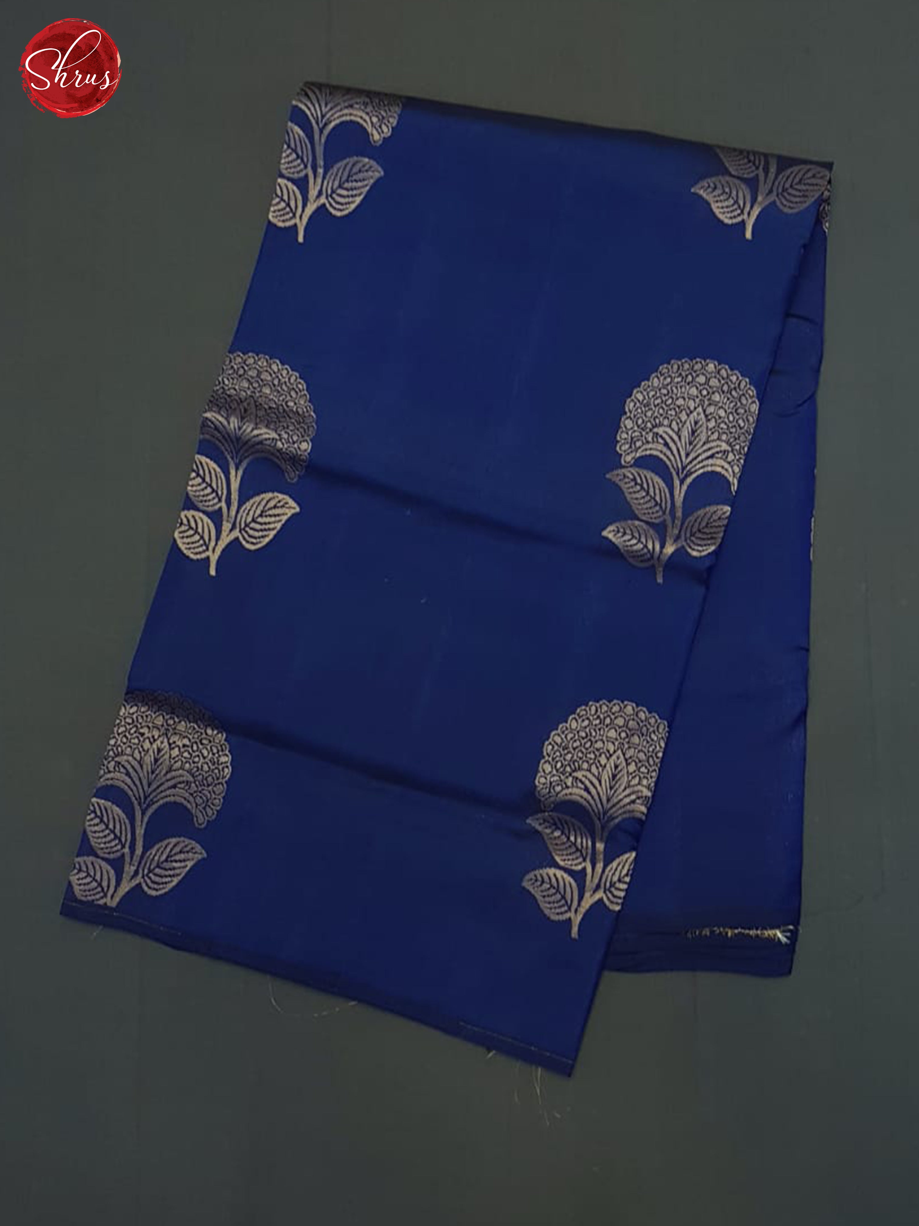Blue & Green- Soft Silk Half pure Saree - Shop on ShrusEternity.com