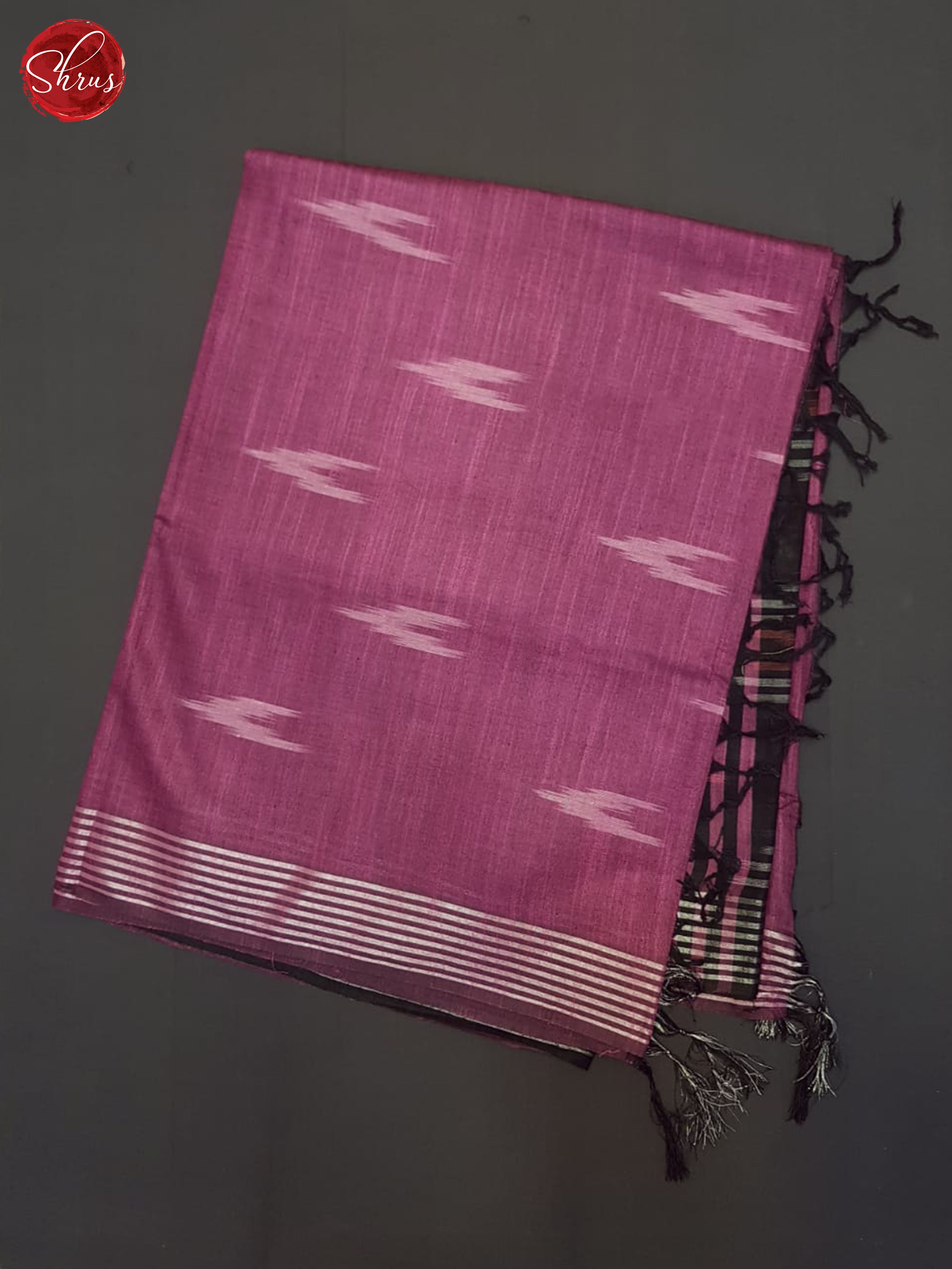 Wine & Black - Semi Ikkat Saree - Shop on ShrusEternity.com