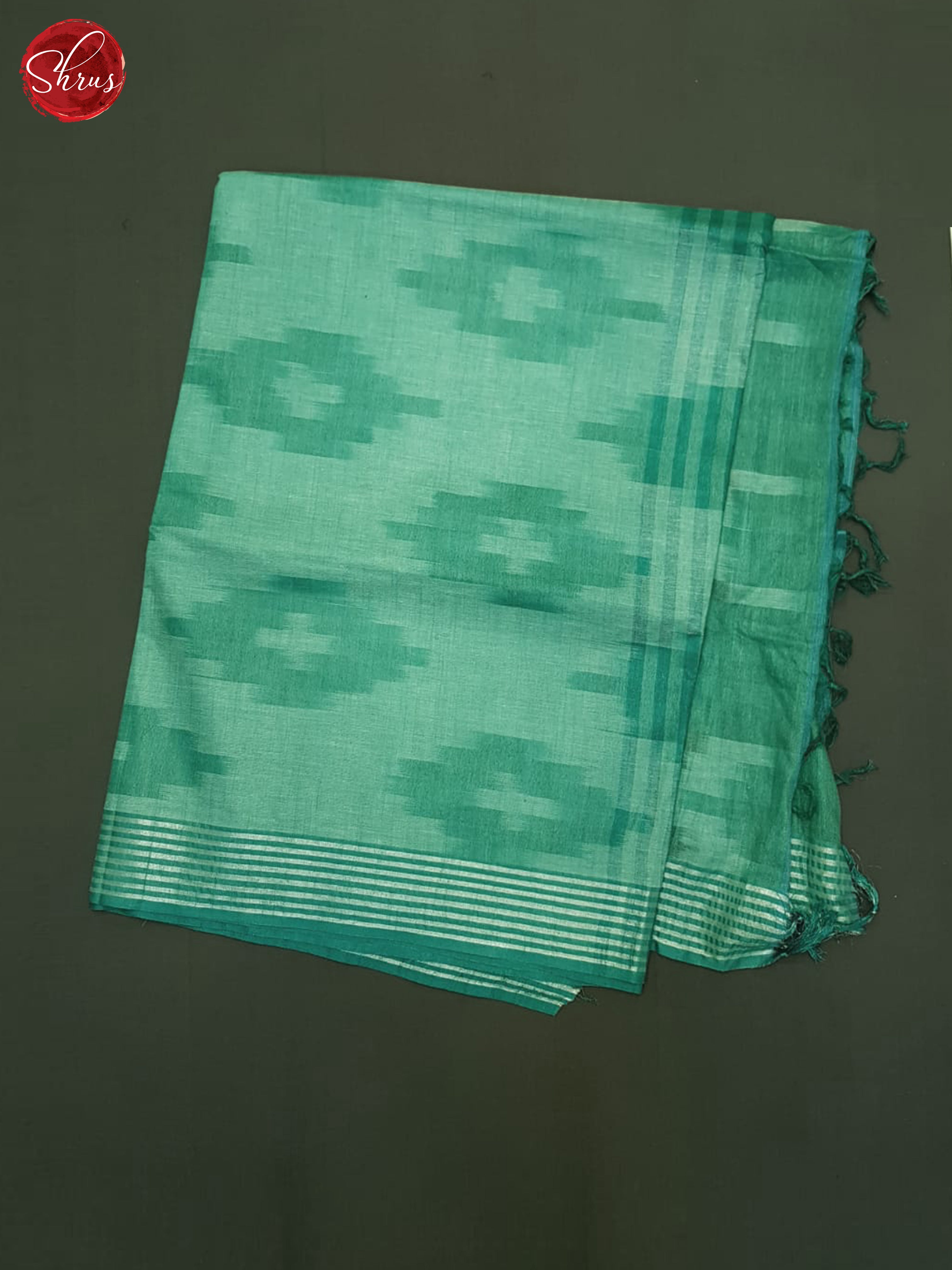 Green- Semi Ikkat saree - Shop on ShrusEternity.com