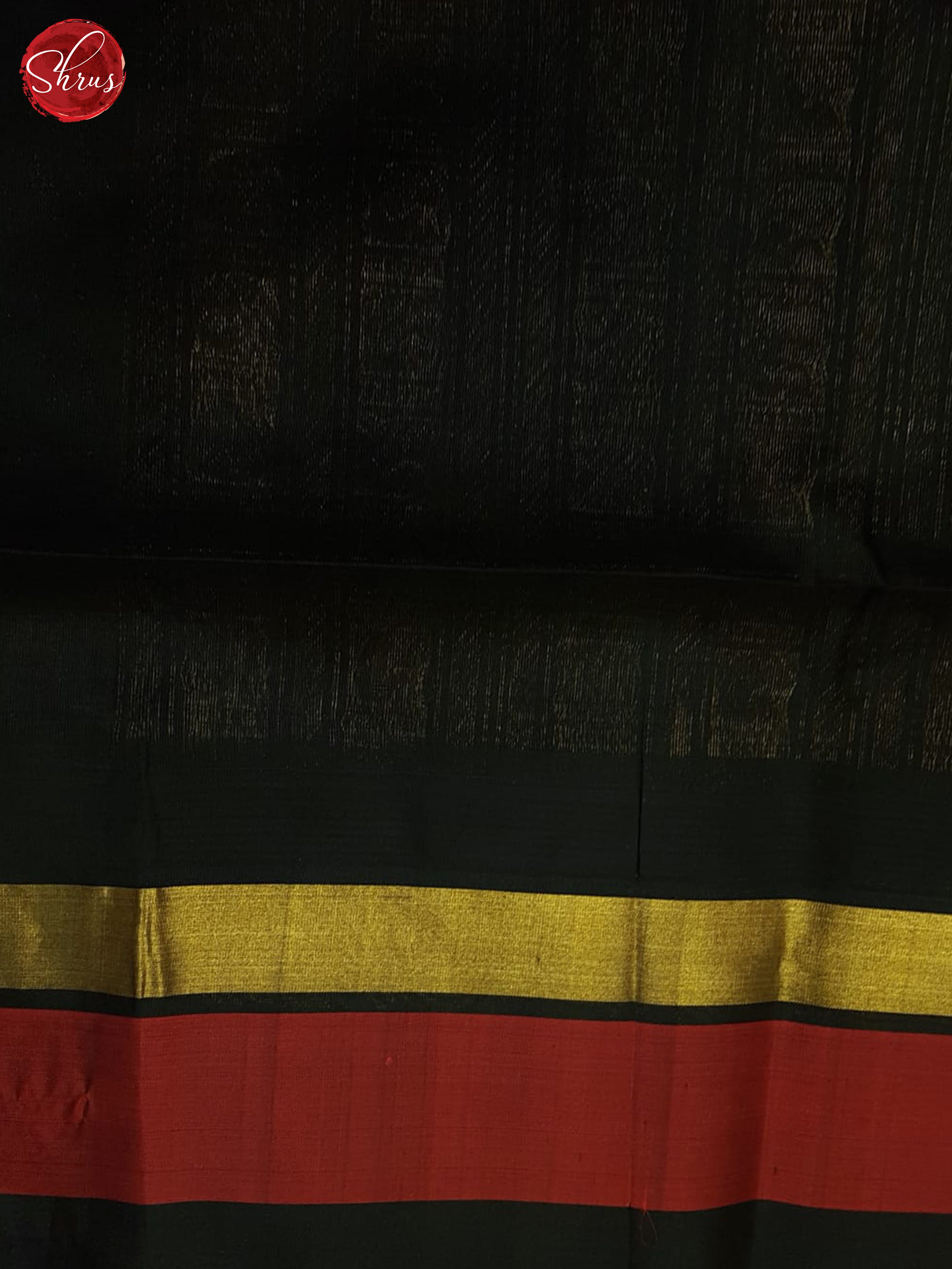 Yellow And Black-Silk Cotton Saree - Shop on ShrusEternity.com