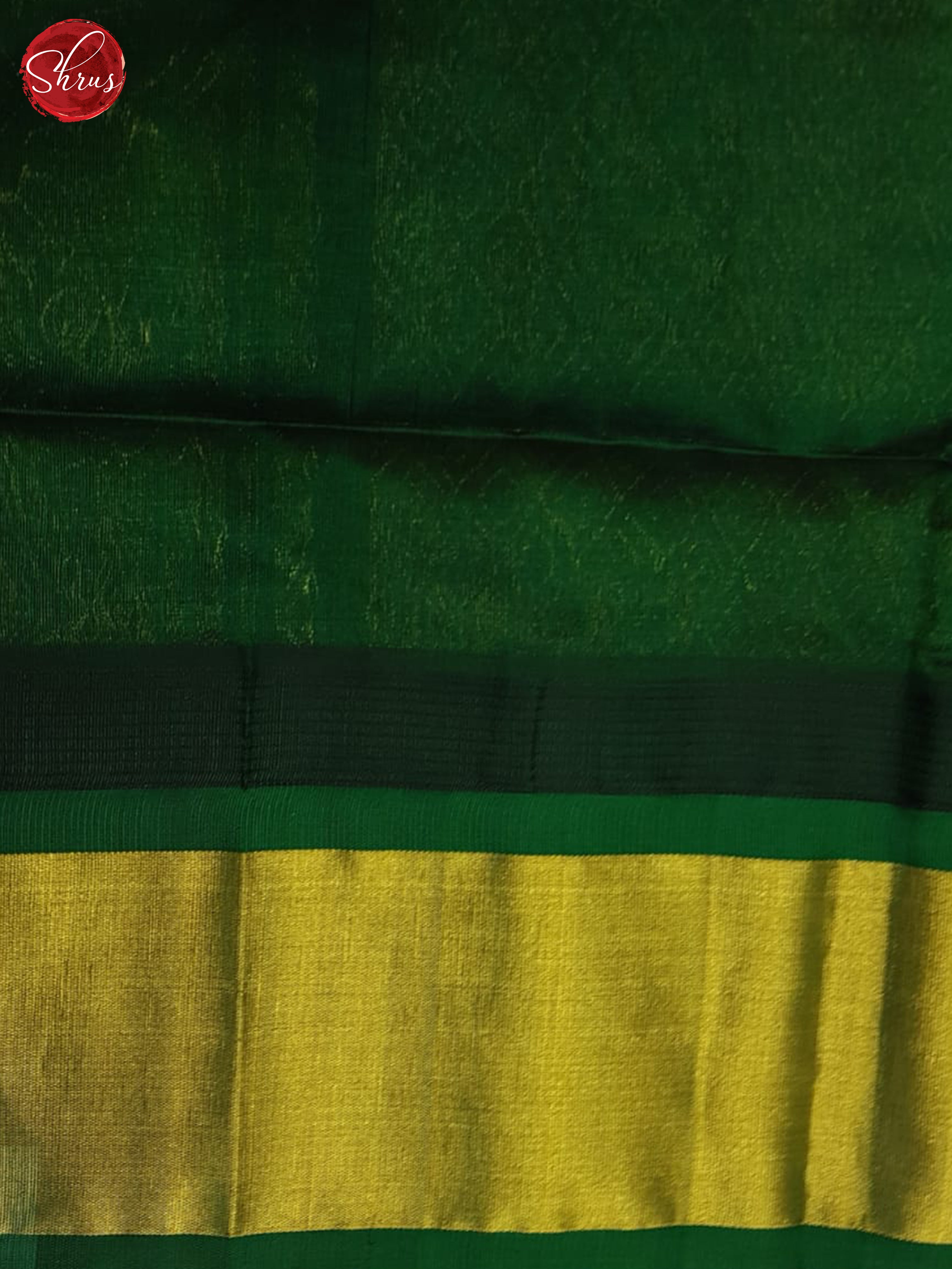 Yellow And Green-Silk Cotton saree - Shop on ShrusEternity.com