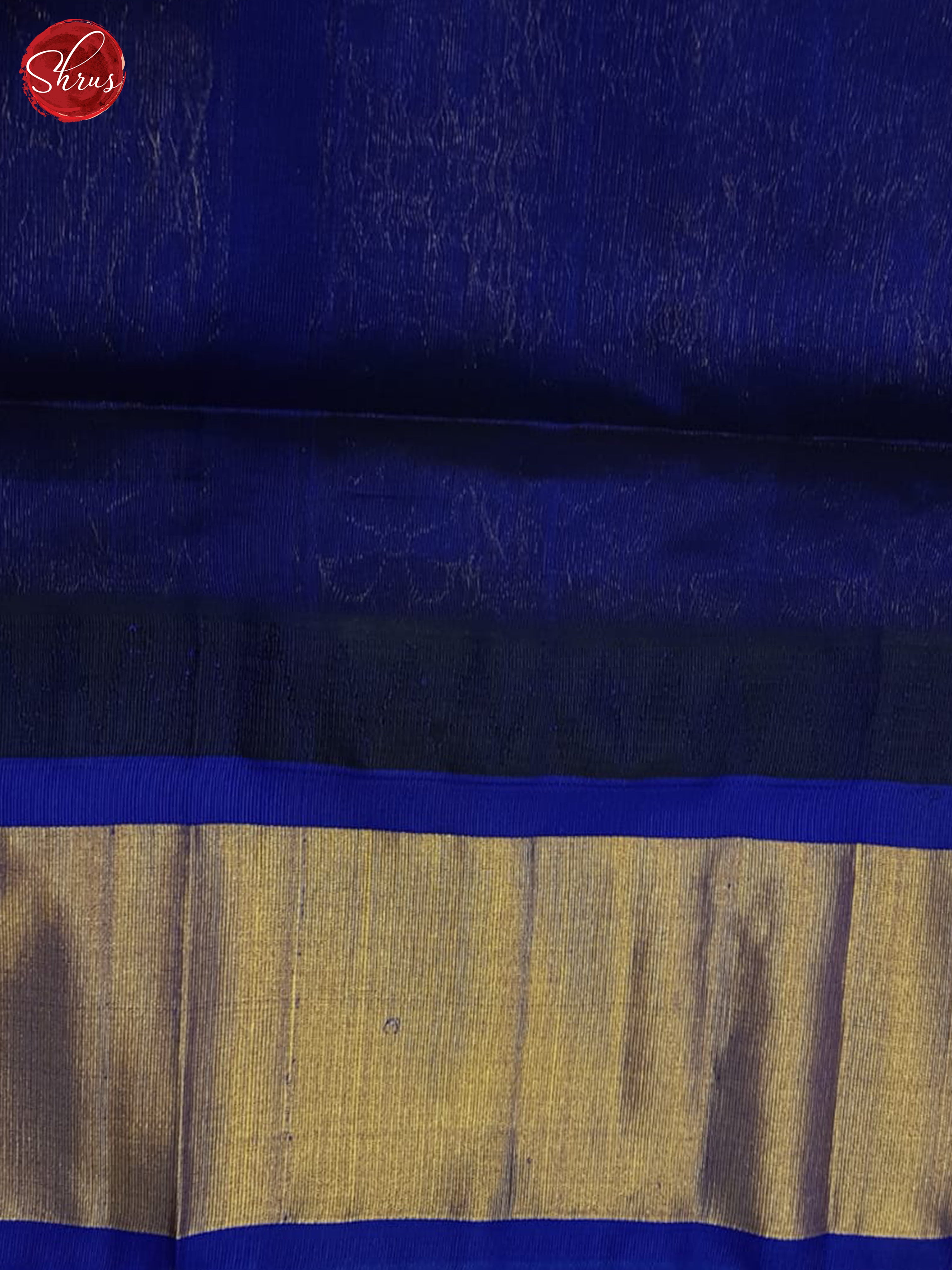 Teal and Blue-Silk cotton Saree - Shop on ShrusEternity.com