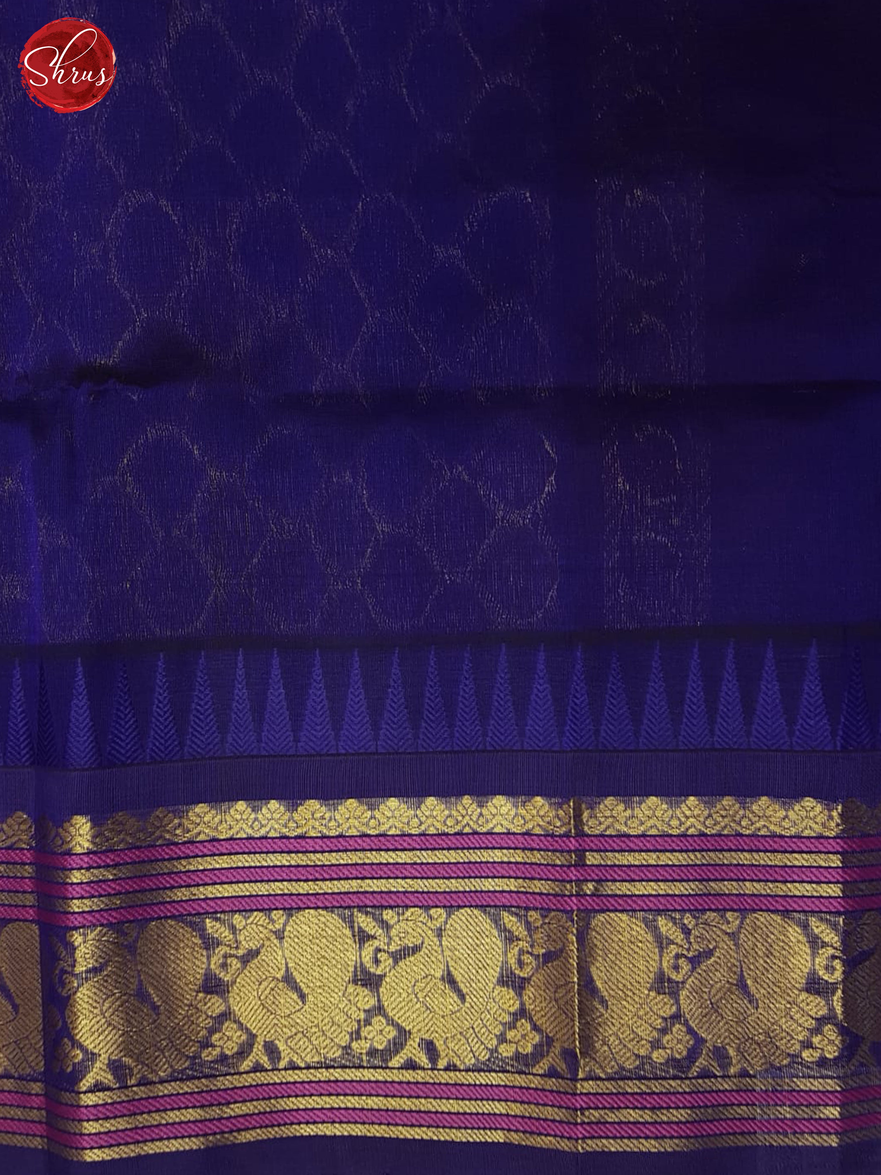 Green And Purple-Silk cotton saree - Shop on ShrusEternity.com