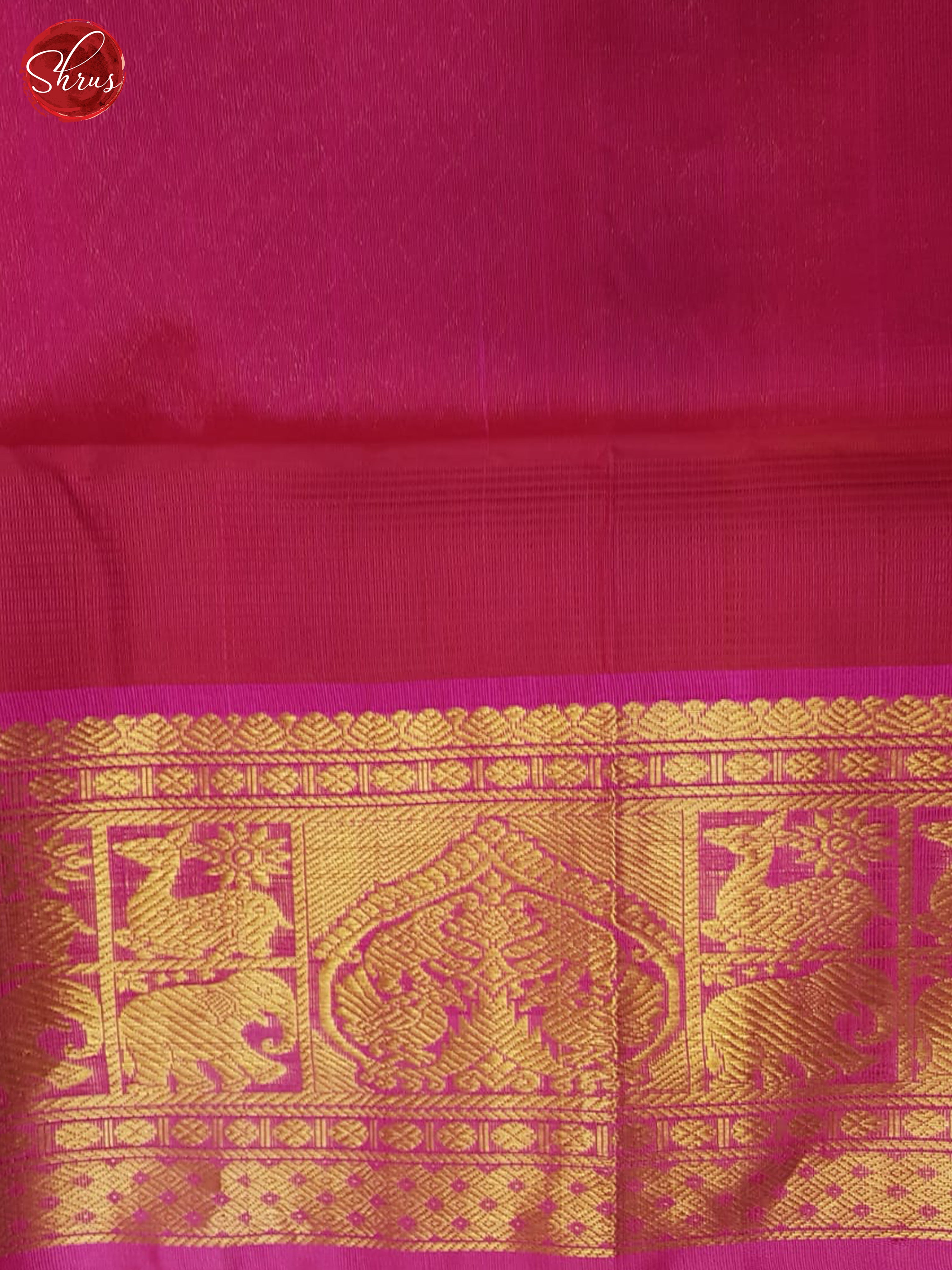 Yellow And Pink-Silk cotton saree - Shop on ShrusEternity.com