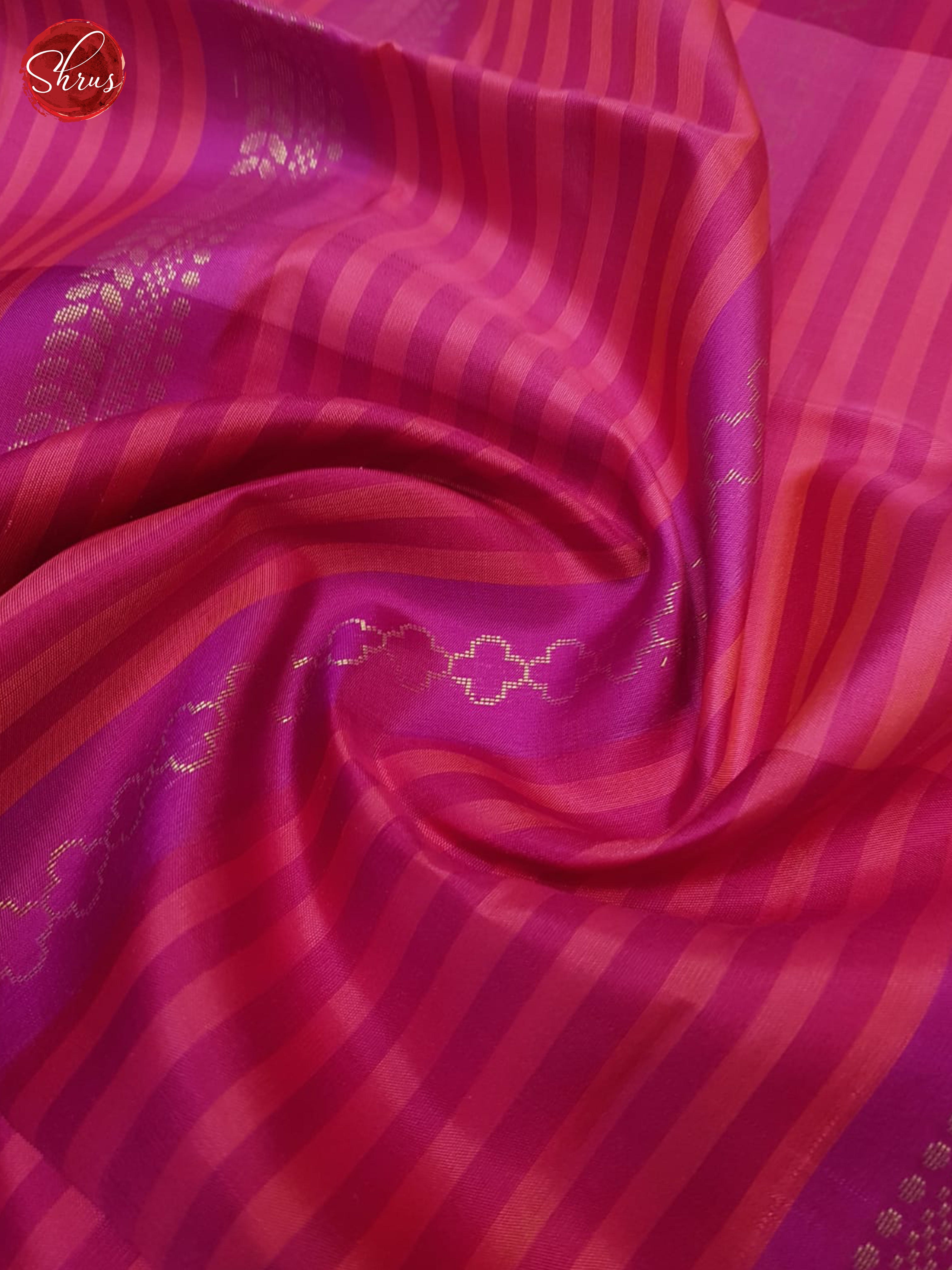 Pink And Purple-Soft Silk Saree - Shop on ShrusEternity.com