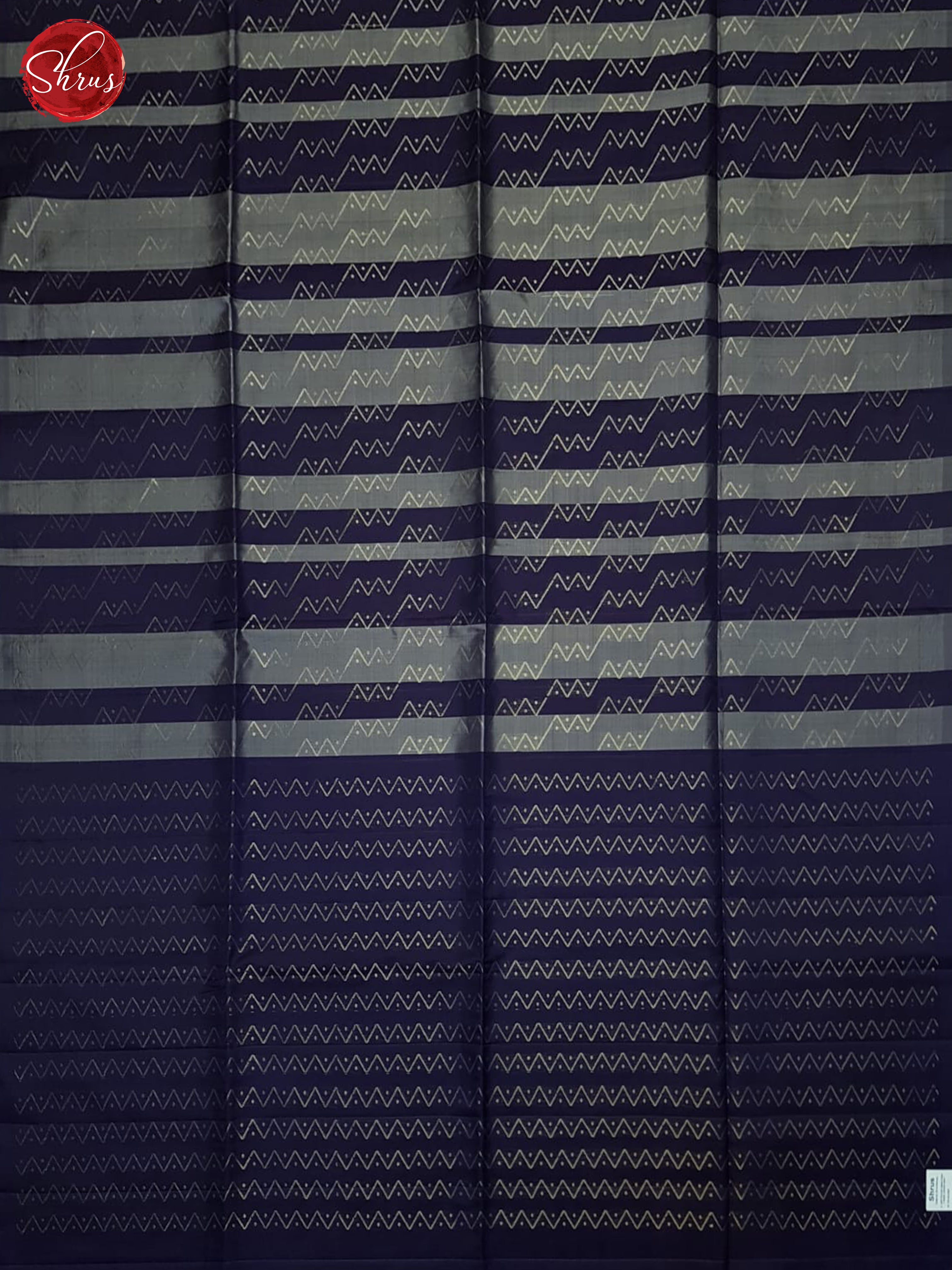 Grey And Purple- Soft Silk Saree - Shop on ShrusEternity.com