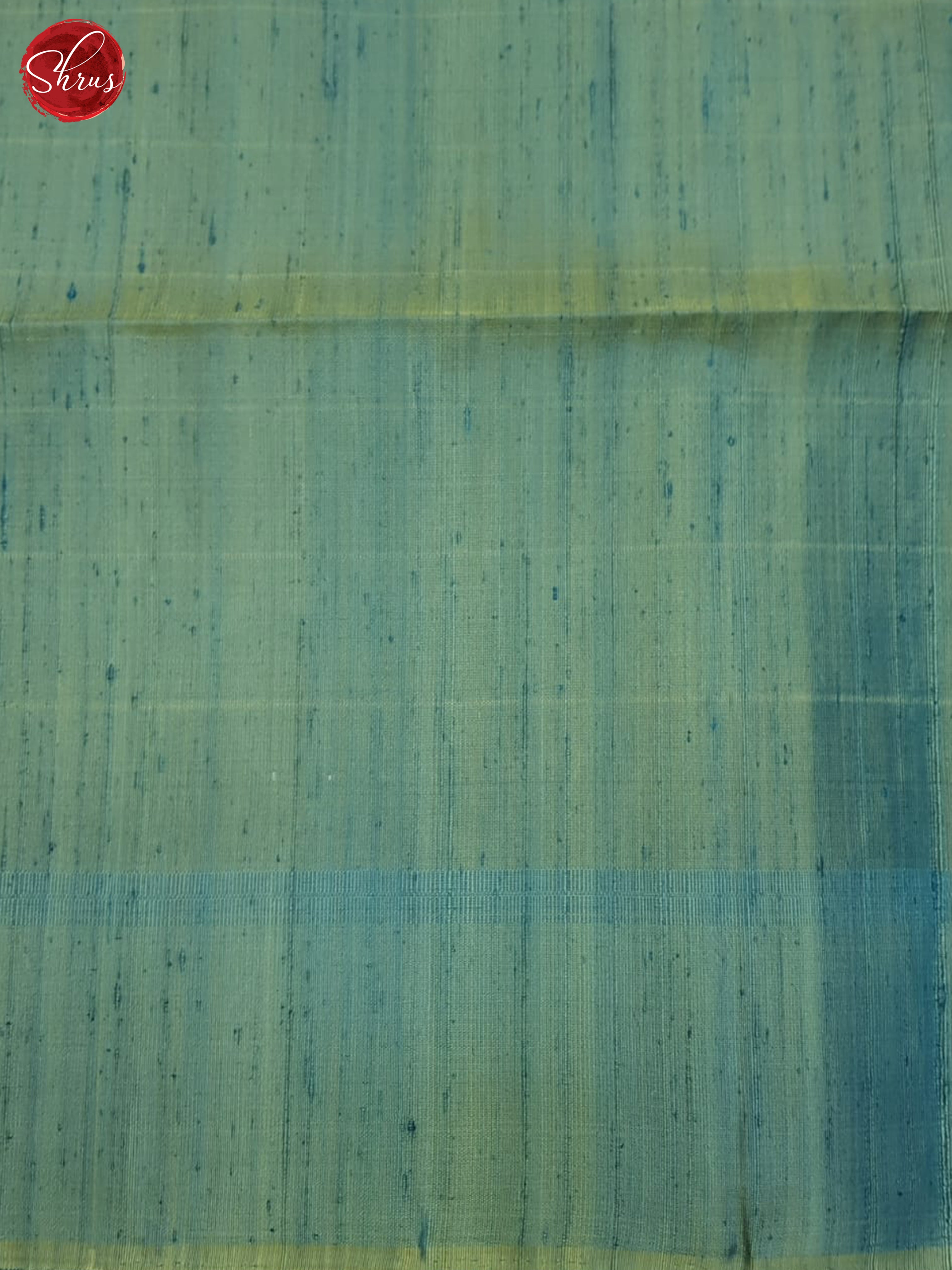 Blue And Elachi Green- Soft Silk Saree - Shop on ShrusEternity.com