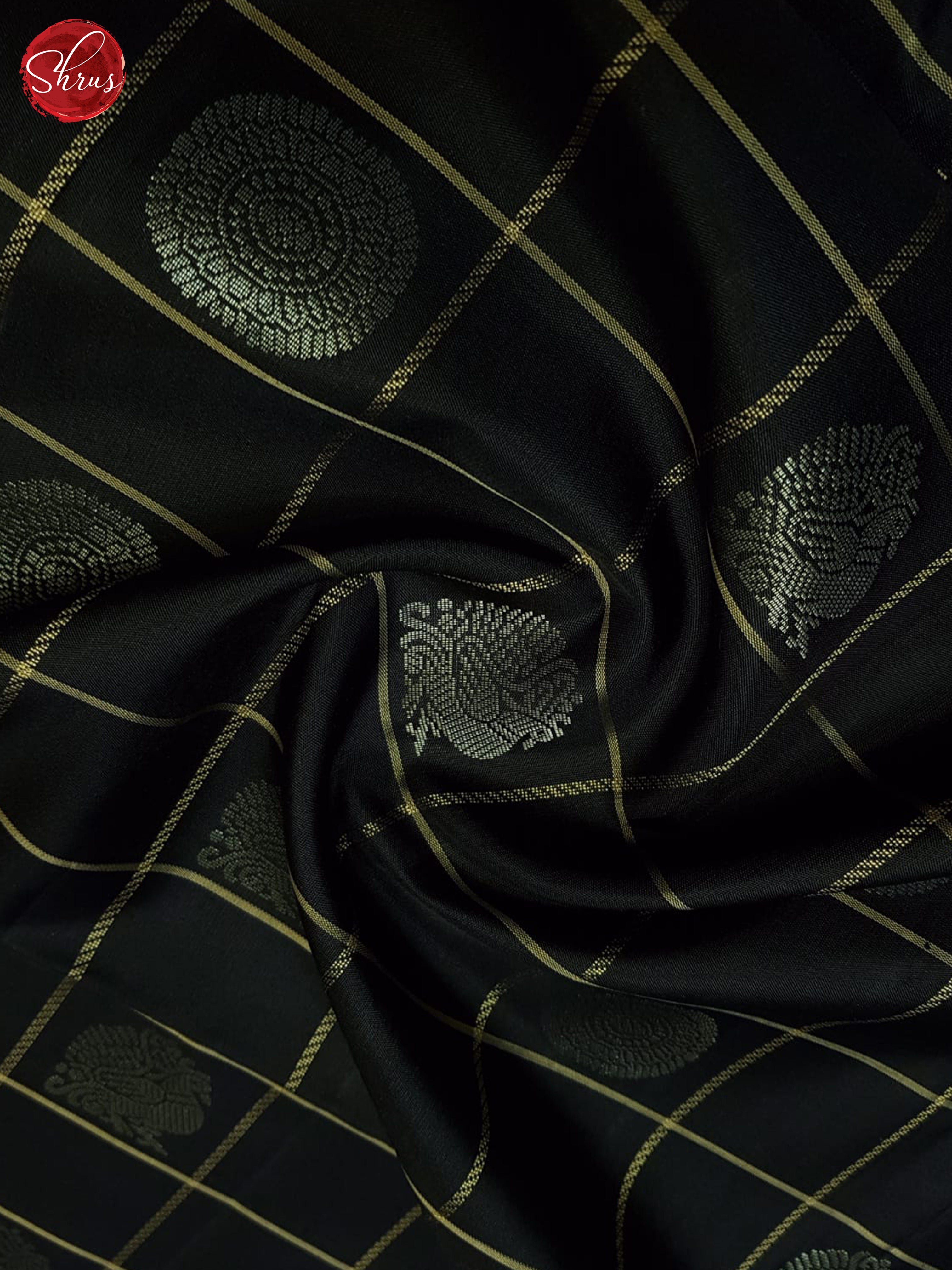 Black And Brown-   Soft Silk Saree - Shop on ShrusEternity.com