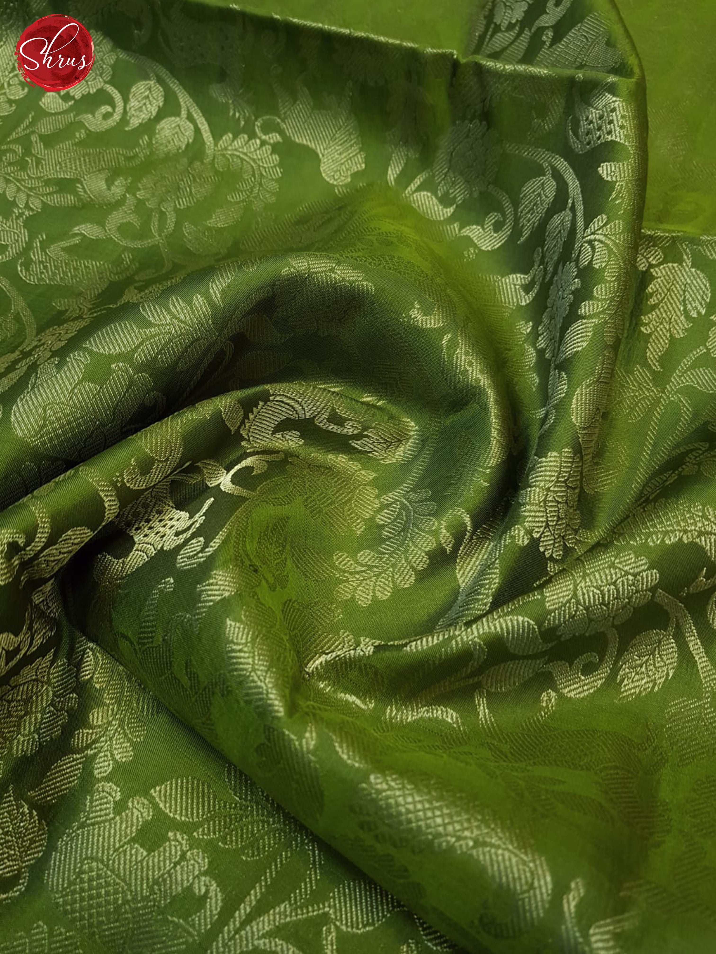 Green(Single tone)-Soft silk saree - Shop on ShrusEternity.com