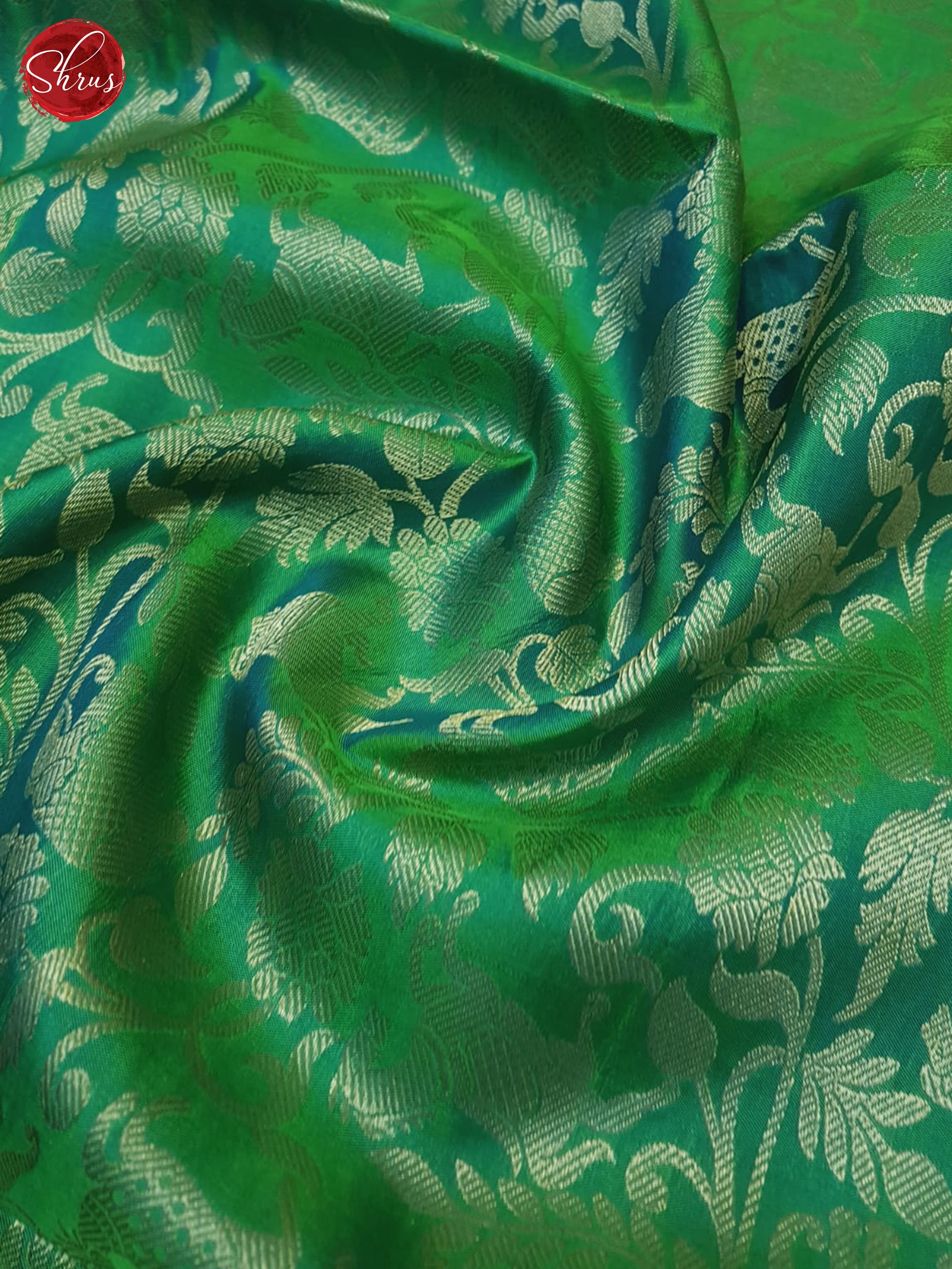 Green(single tone)-Soft silk Saree - Shop on ShrusEternity.com