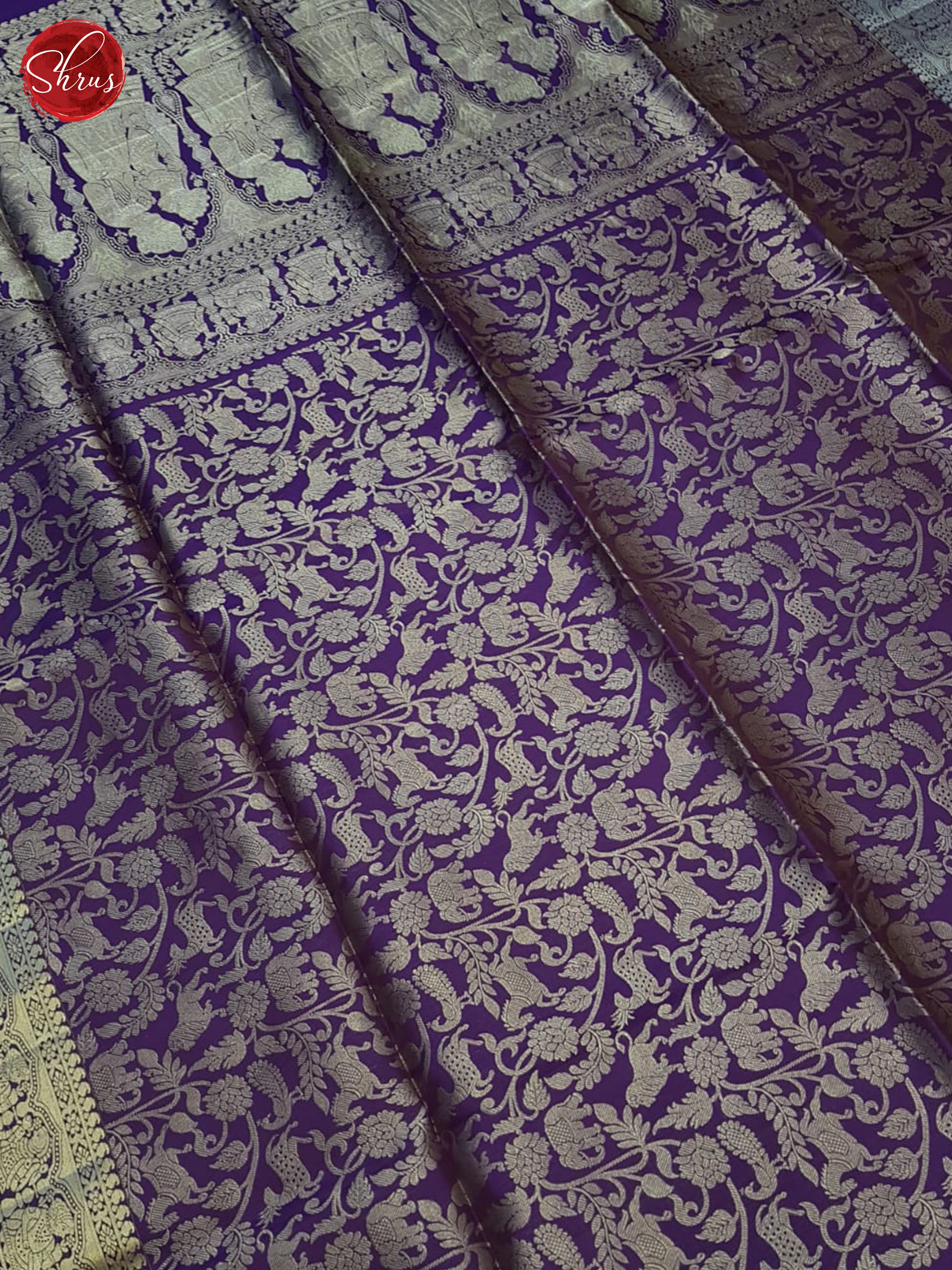 11A Violet(single tone)-Soft silk saree - Shop on ShrusEternity.com