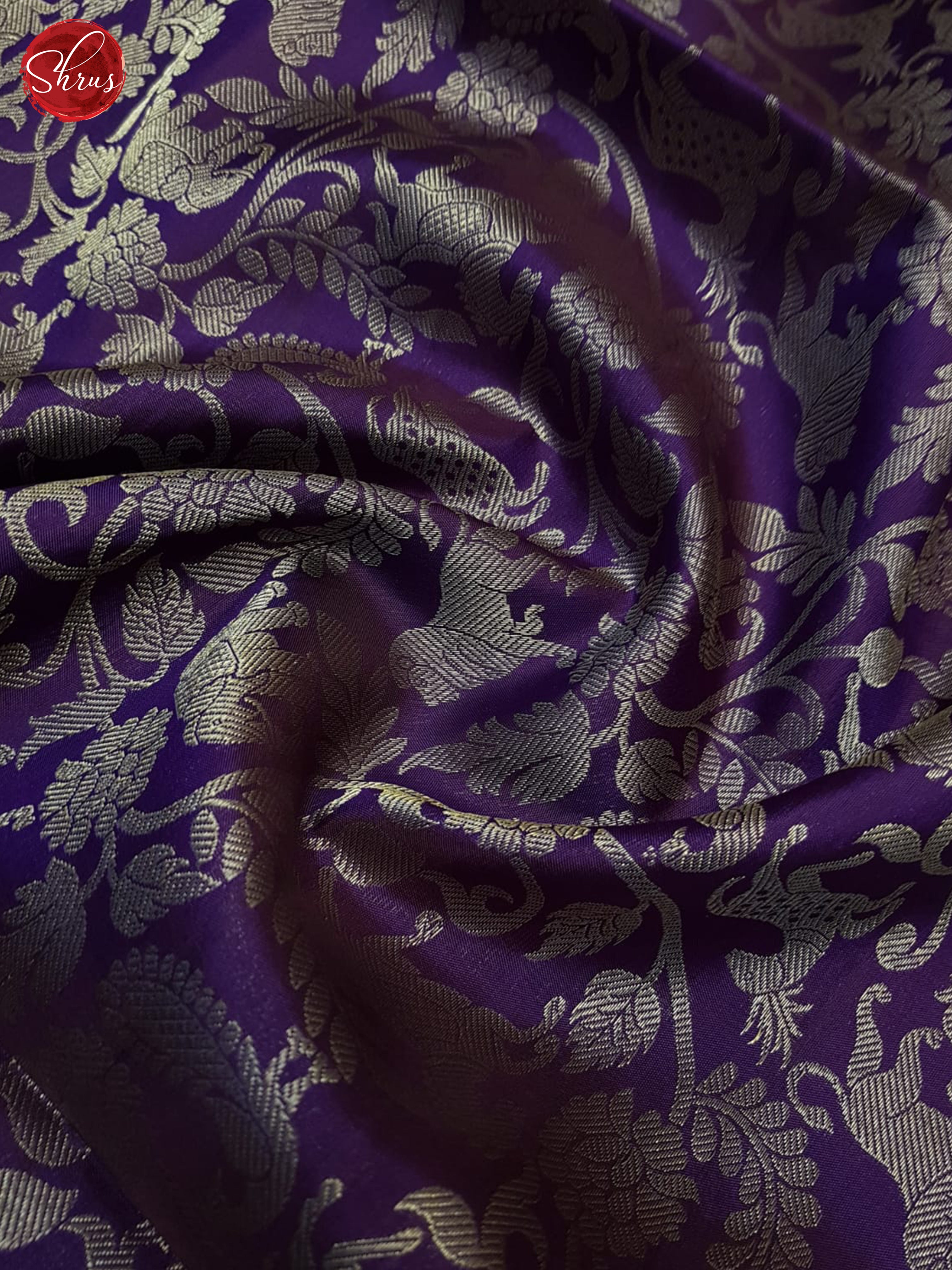 11A Violet(single tone)-Soft silk saree - Shop on ShrusEternity.com