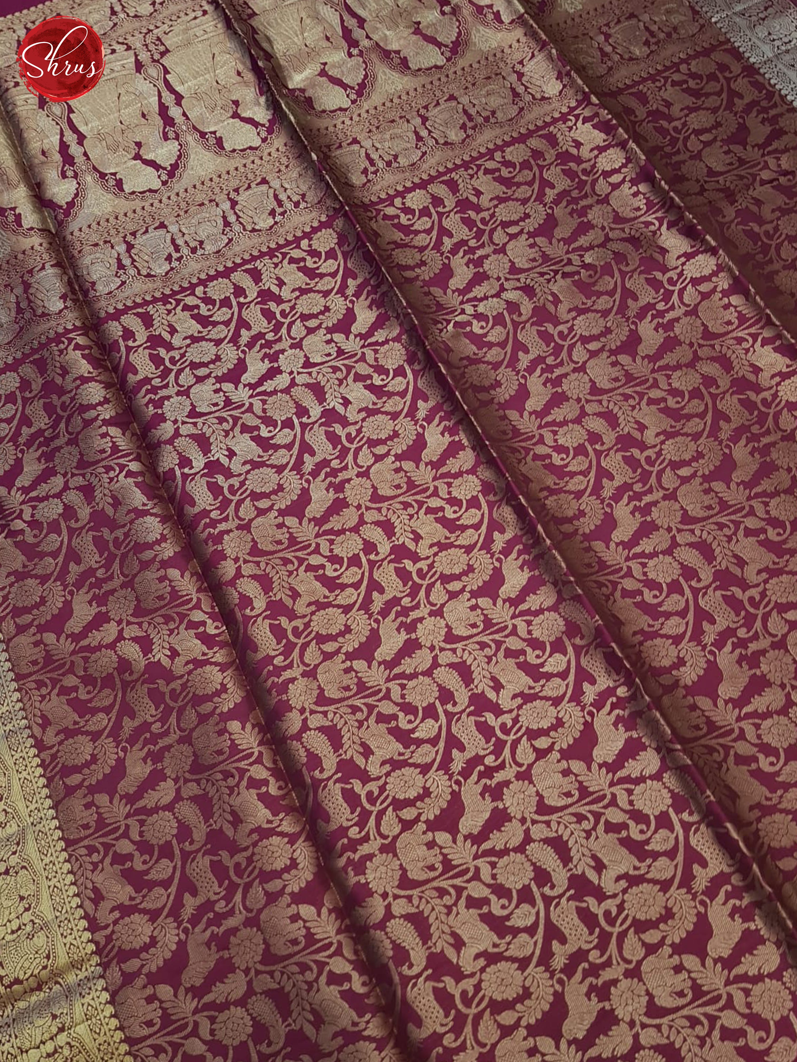 Burgundy (Single Tone) - Soft Silk Saree - Shop on ShrusEternity.com