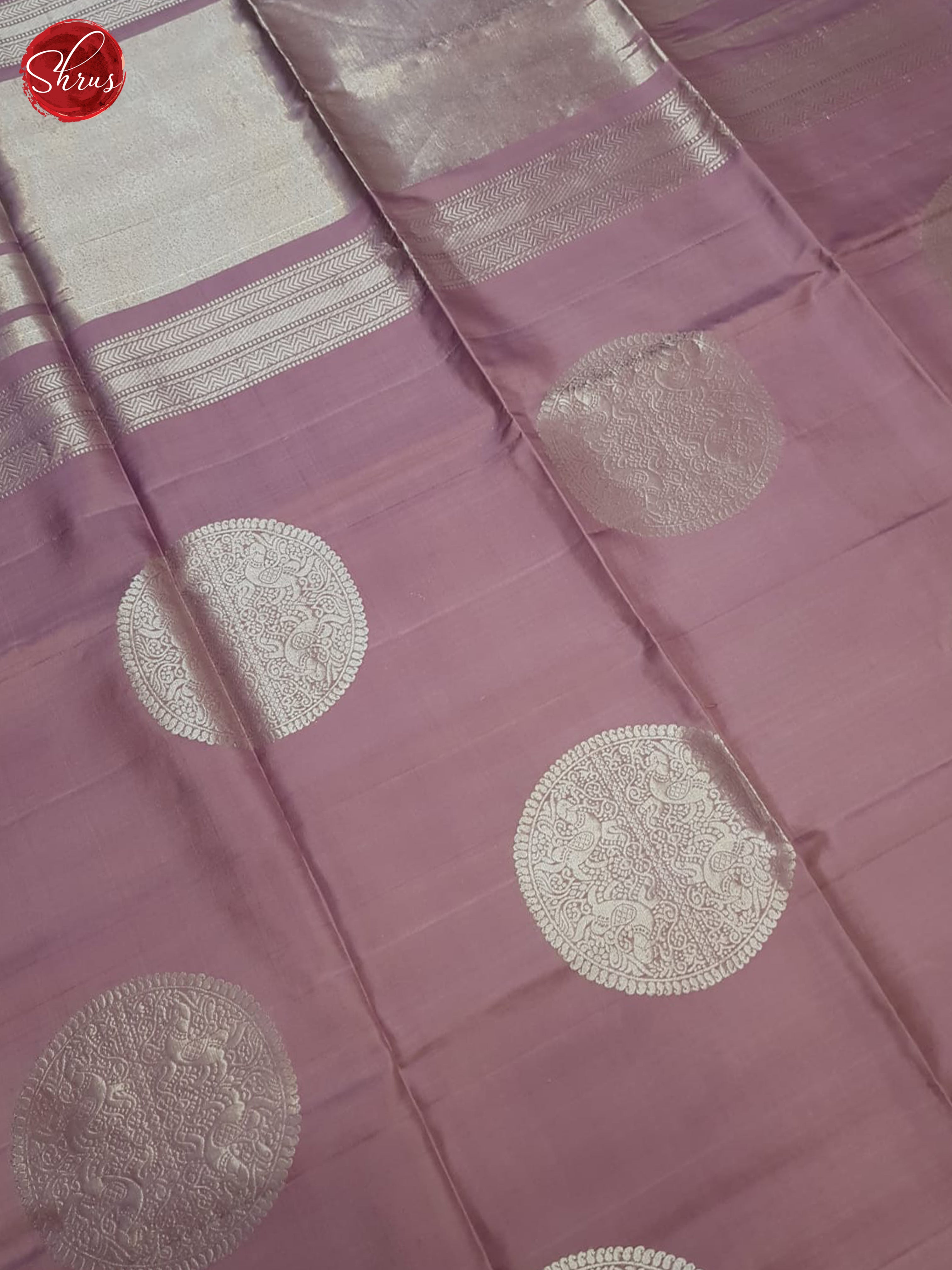 Dusty Lavender(Single Tone)- Soft Silk Saree - Shop on ShrusEternity.com