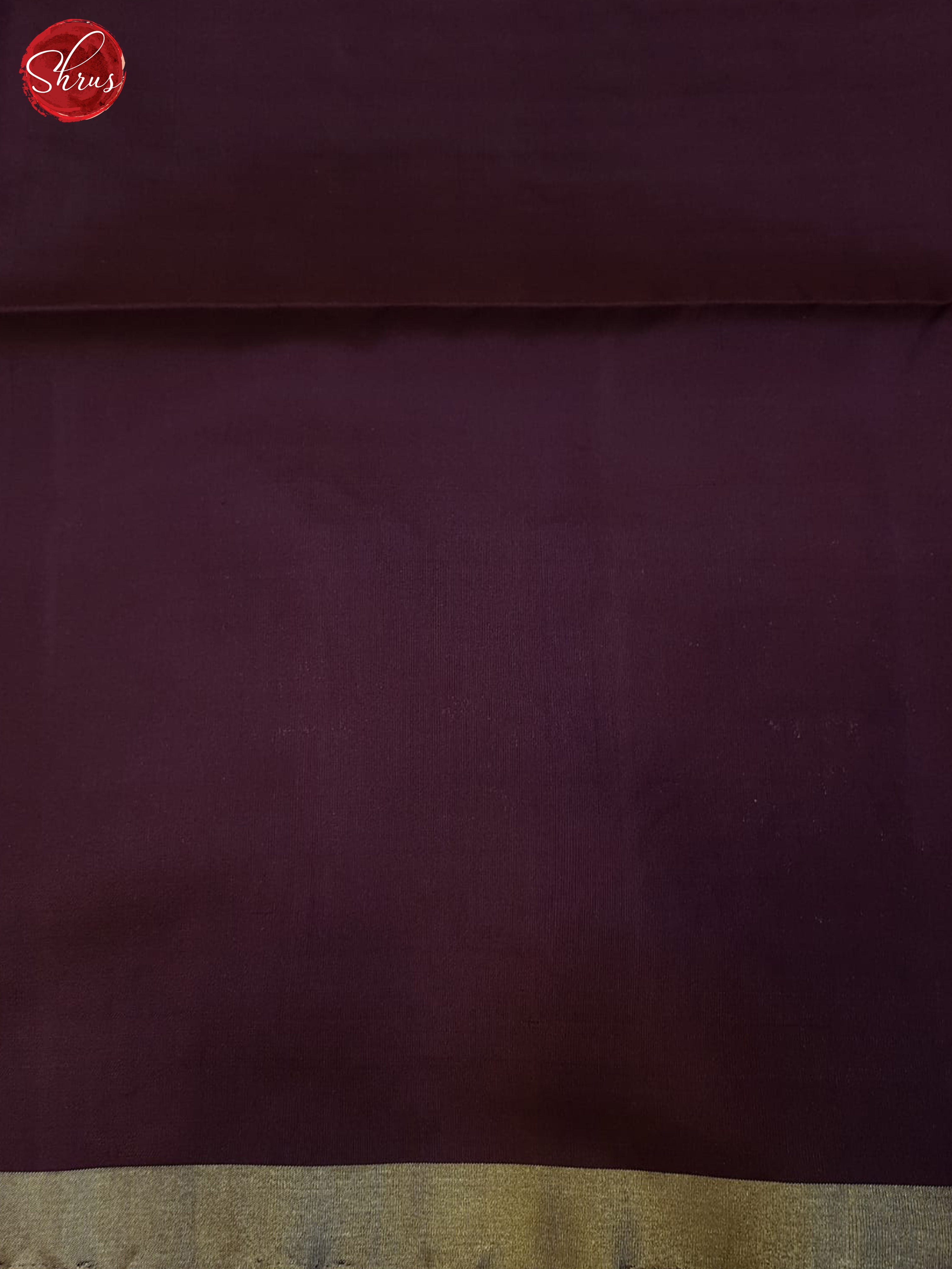 Wine(Single tone)- Soft Silk Saree - Shop on ShrusEternity.com