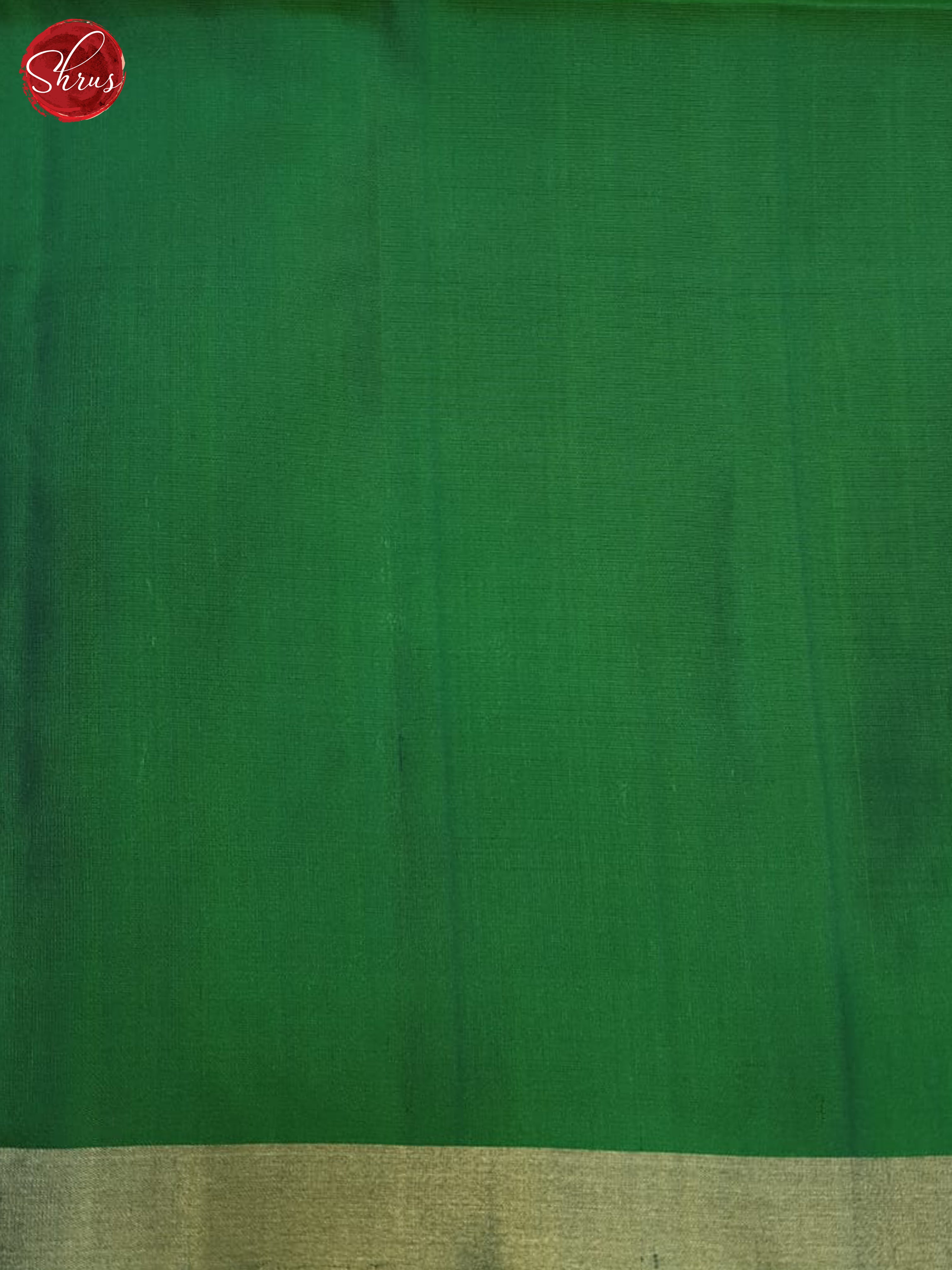 Green(Single tone) - Soft Silk Saree - Shop on ShrusEternity.com