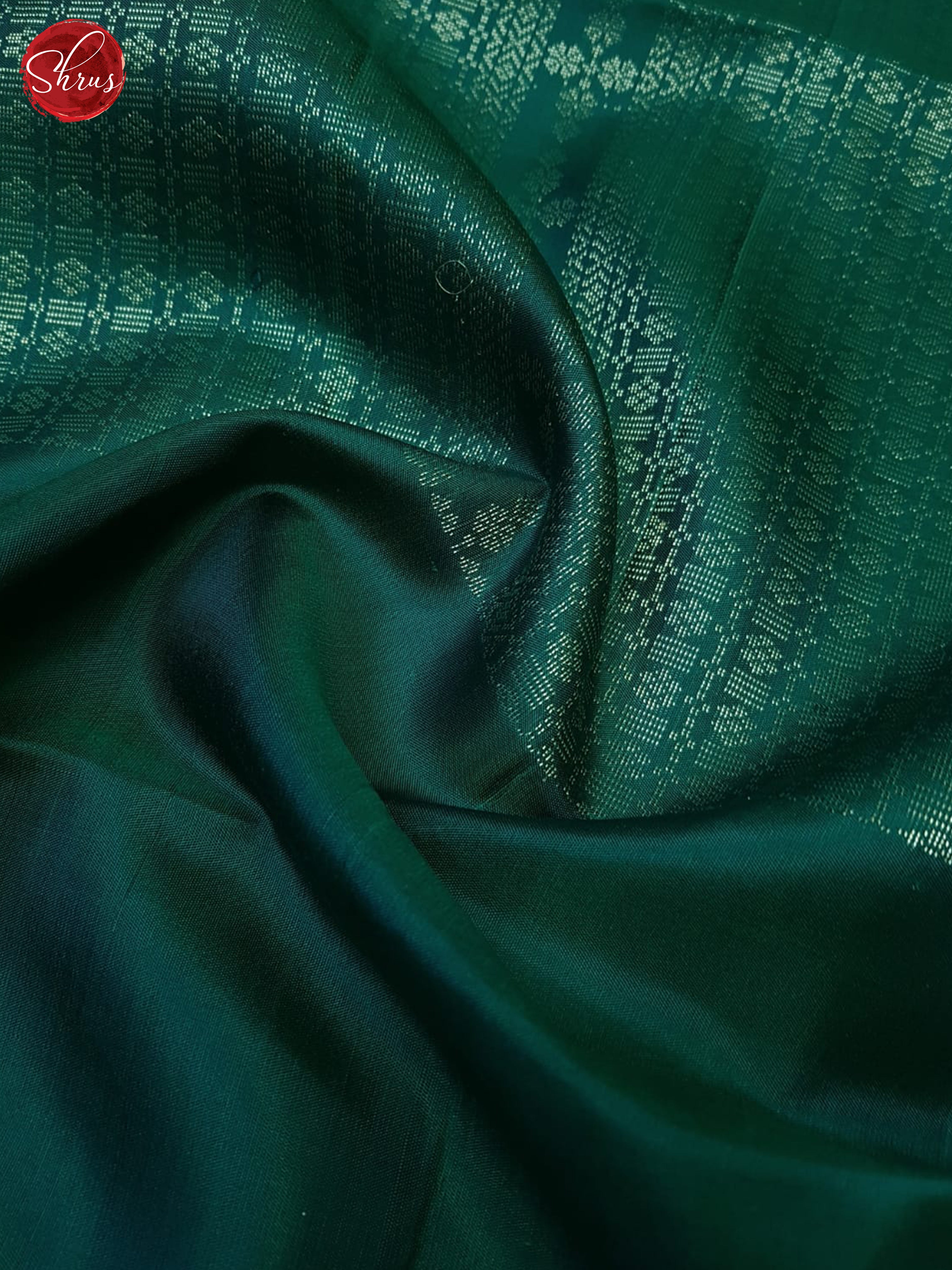 Green- Soft Silk Saree - Shop on ShrusEternity.com