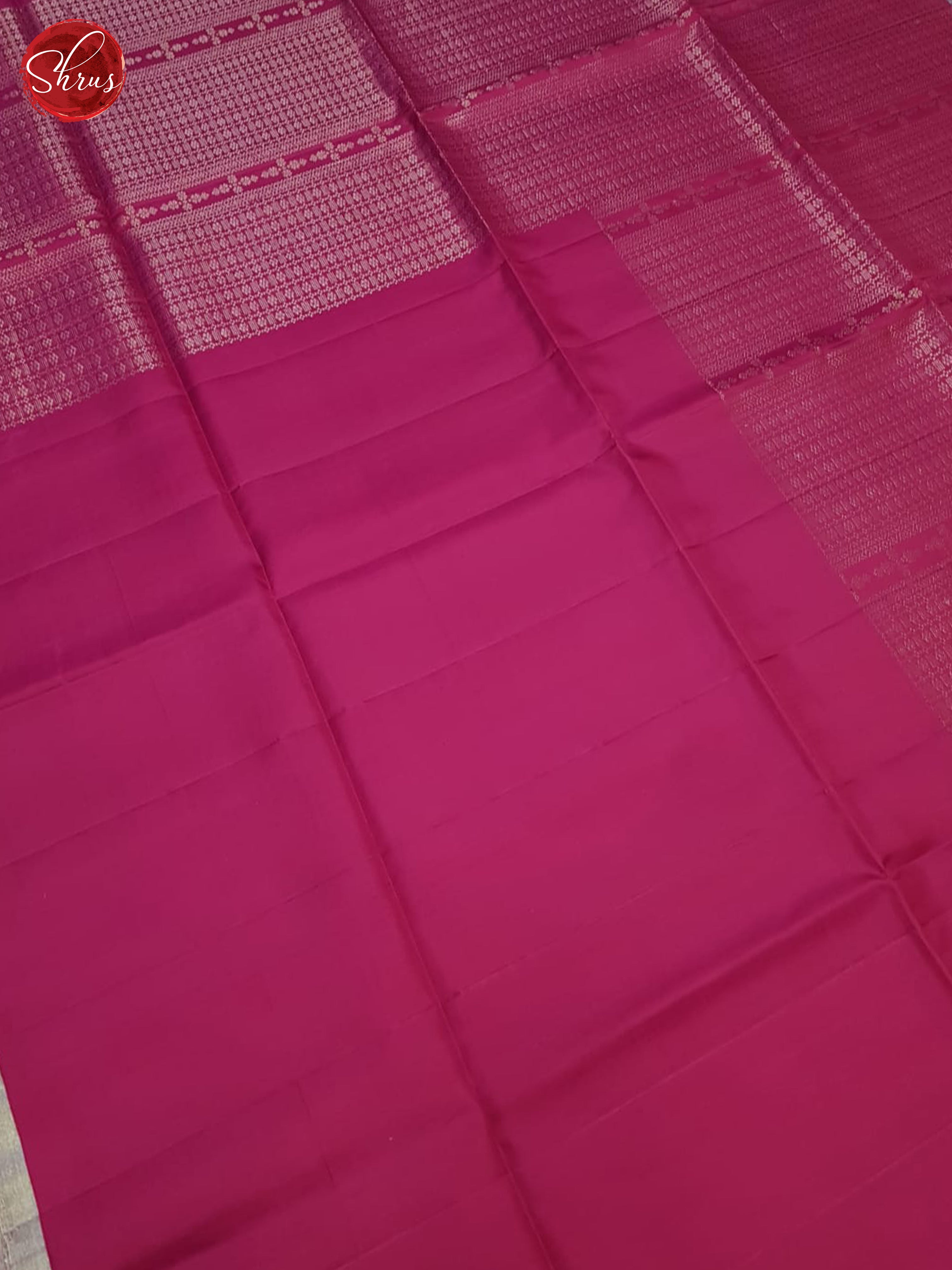 Pink(single tone)-Soft silk saree - Shop on ShrusEternity.com