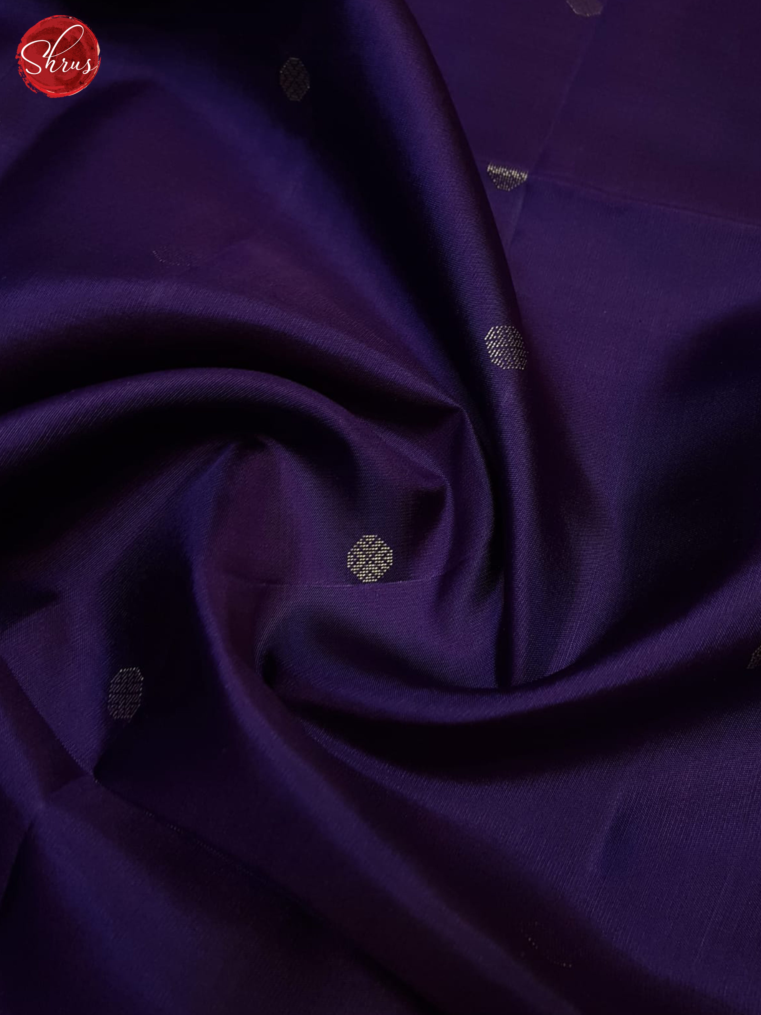 Purple And Blue- Soft Silk Saree - Shop on ShrusEternity.com