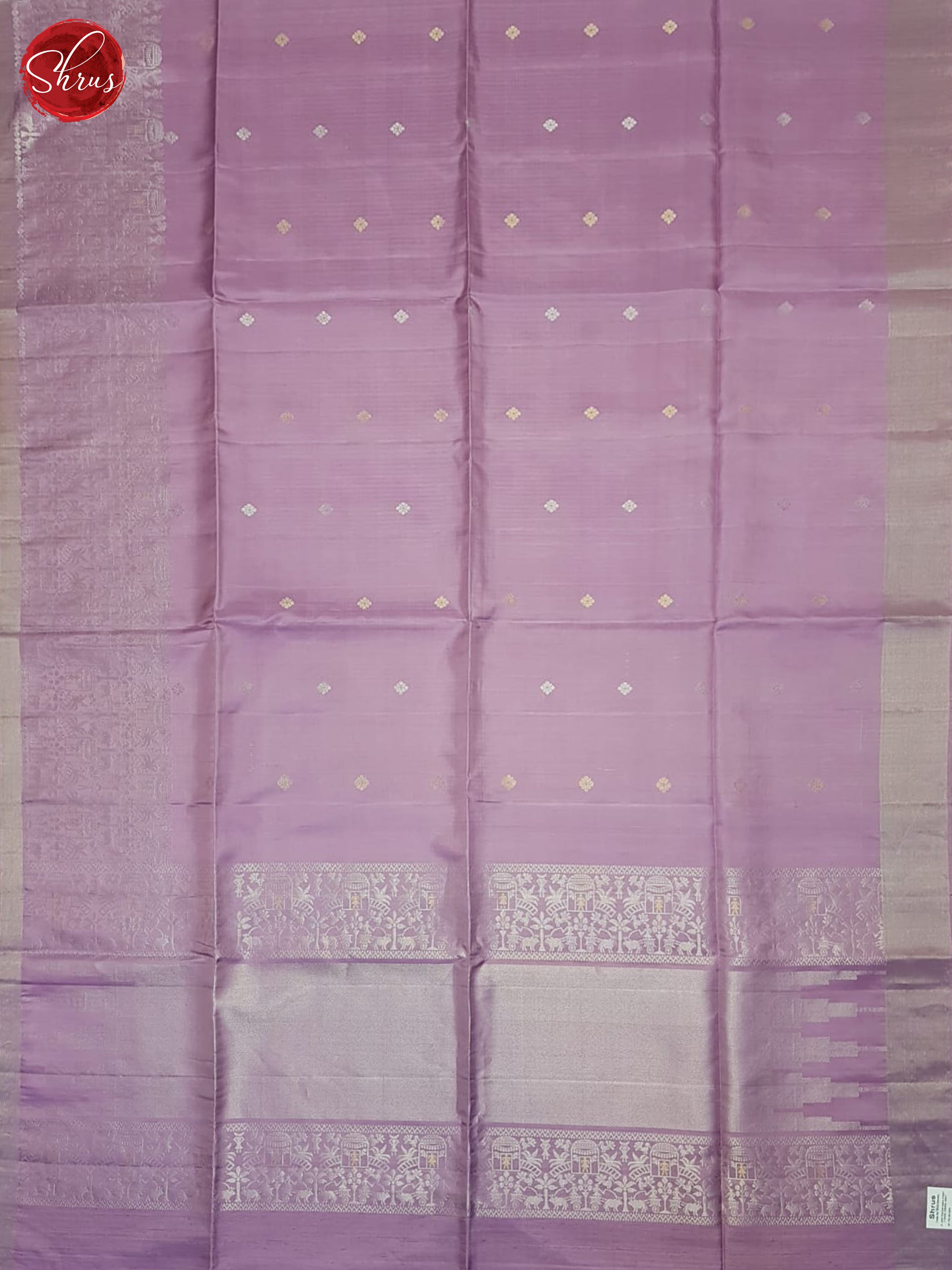 Lavender(single tone)-Soft silk saree - Shop on ShrusEternity.com