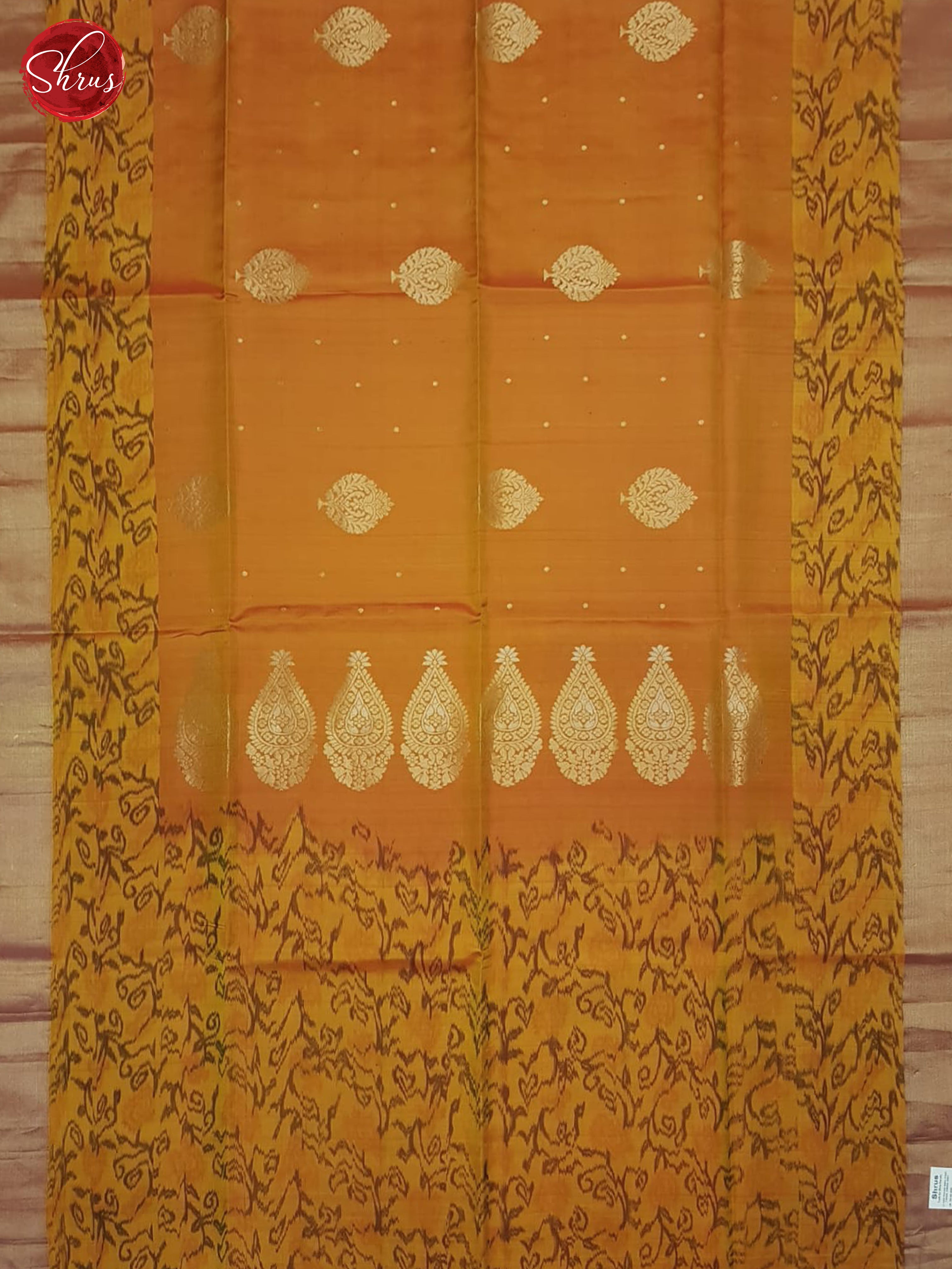 Orange(Single tone)-Soft silk saree - Shop on ShrusEternity.com