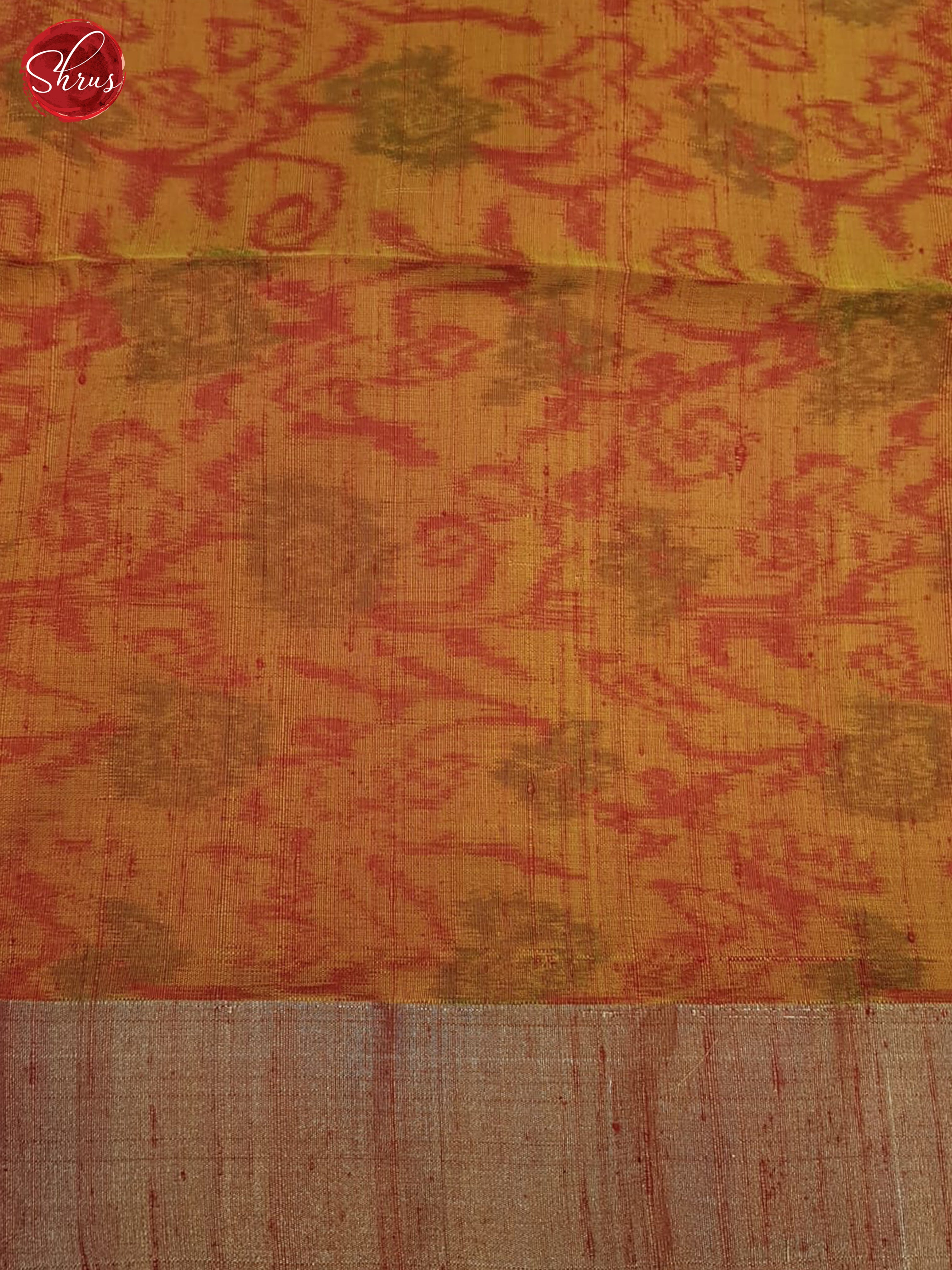 Red And Orange- Soft Silk Saree - Shop on ShrusEternity.com