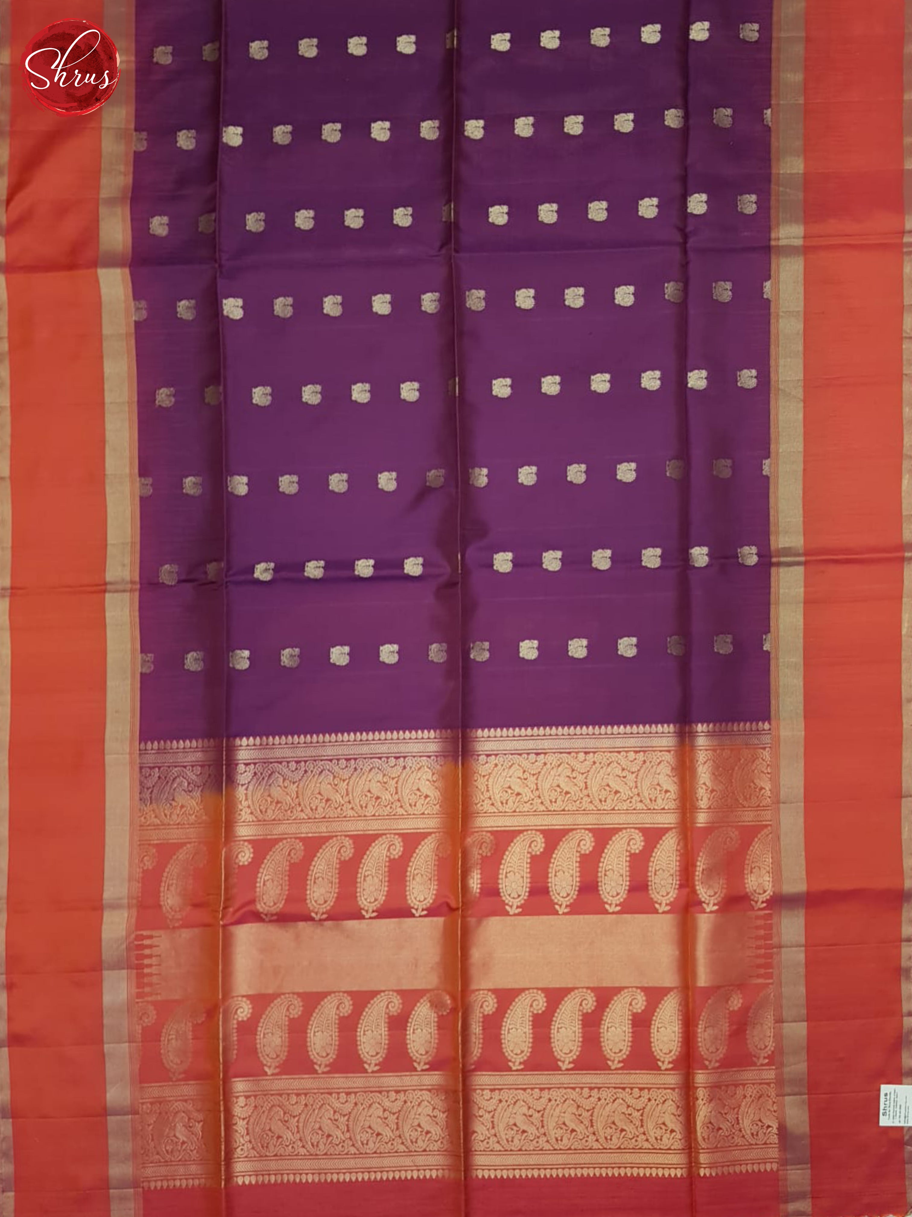 Purple And Pink- Soft Silk Saree - Shop on ShrusEternity.com