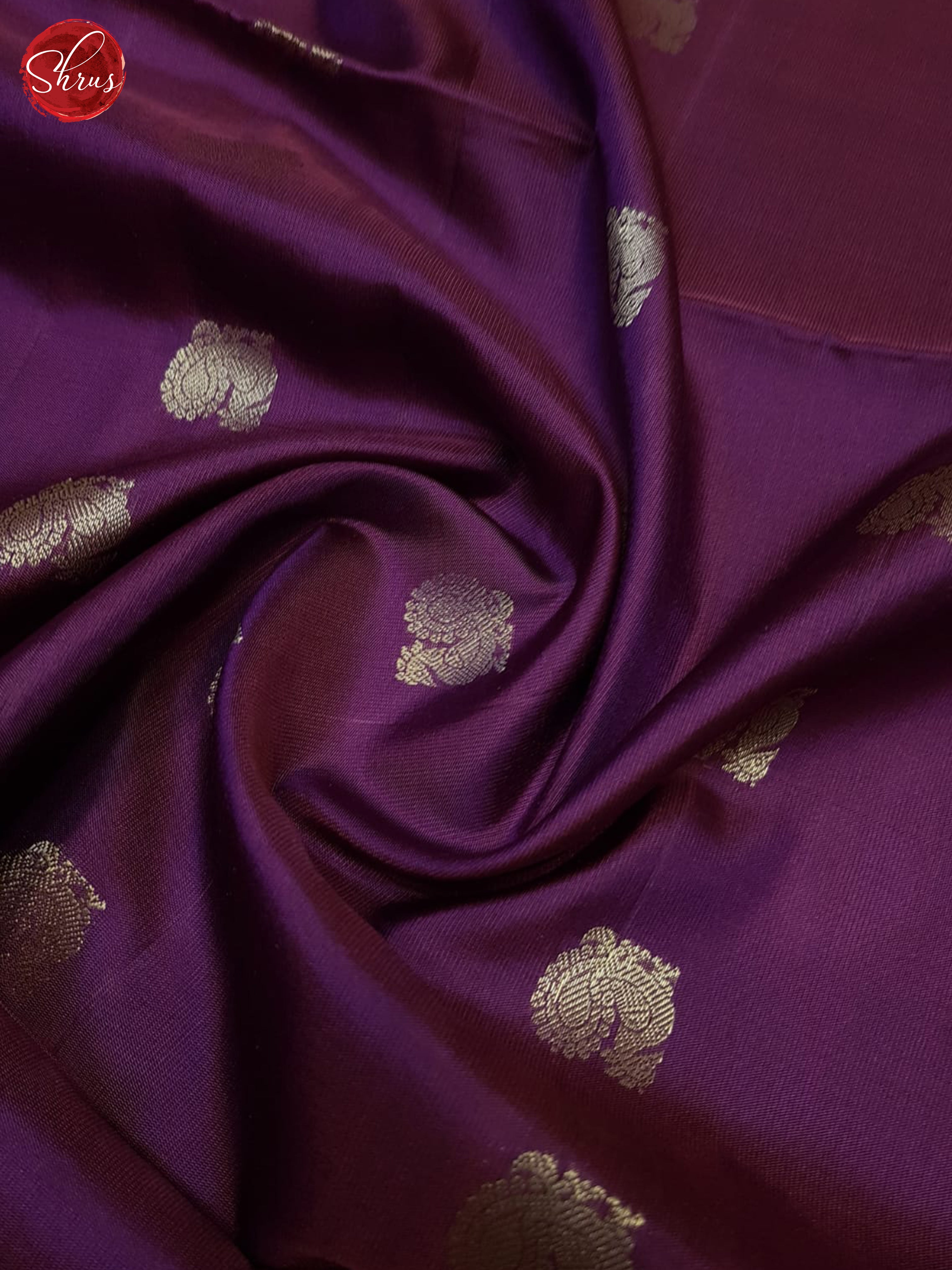 Purple And Pink- Soft Silk Saree - Shop on ShrusEternity.com