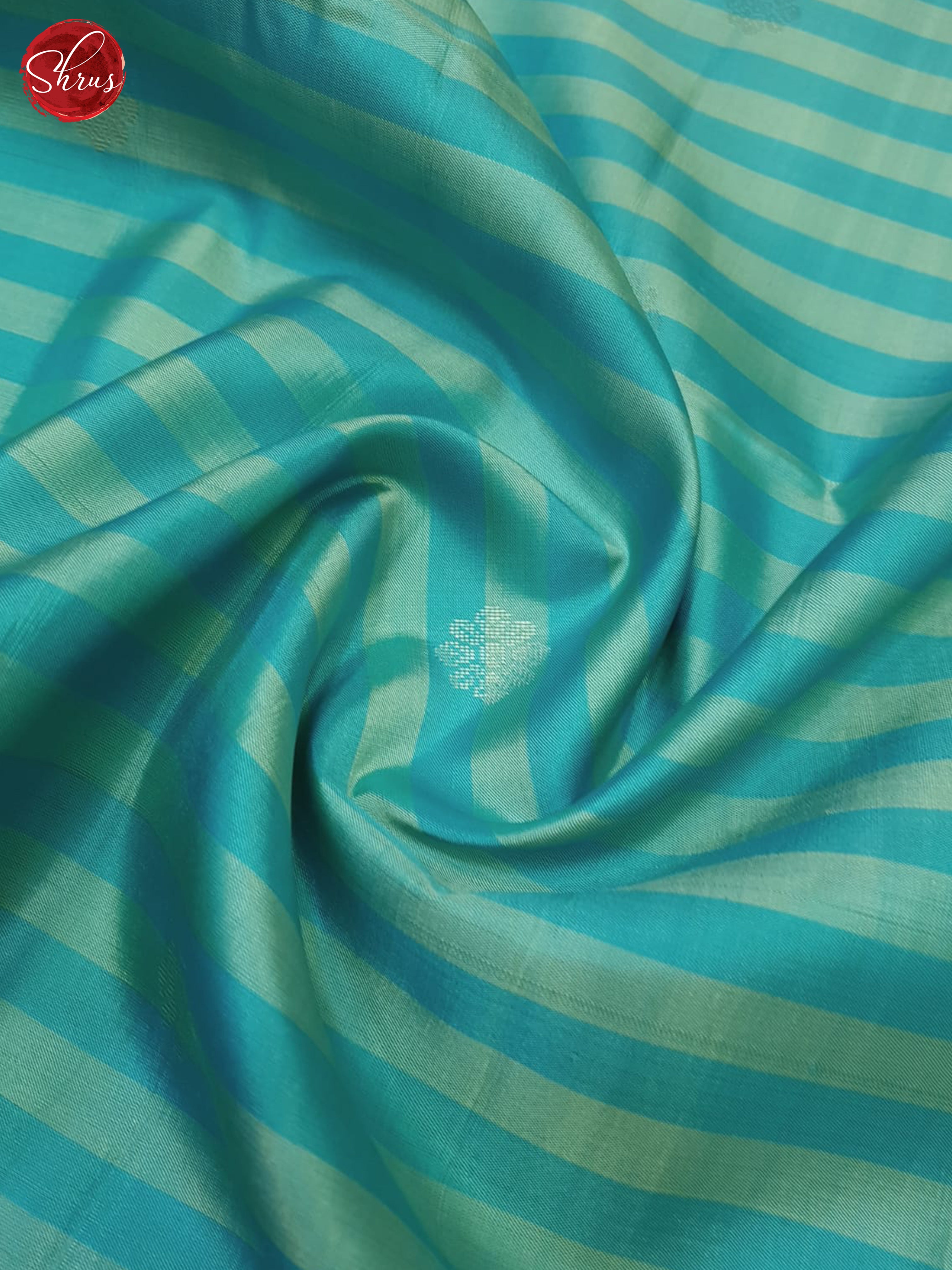 Blue And Mustard- Soft Silk Saree - Shop on ShrusEternity.com