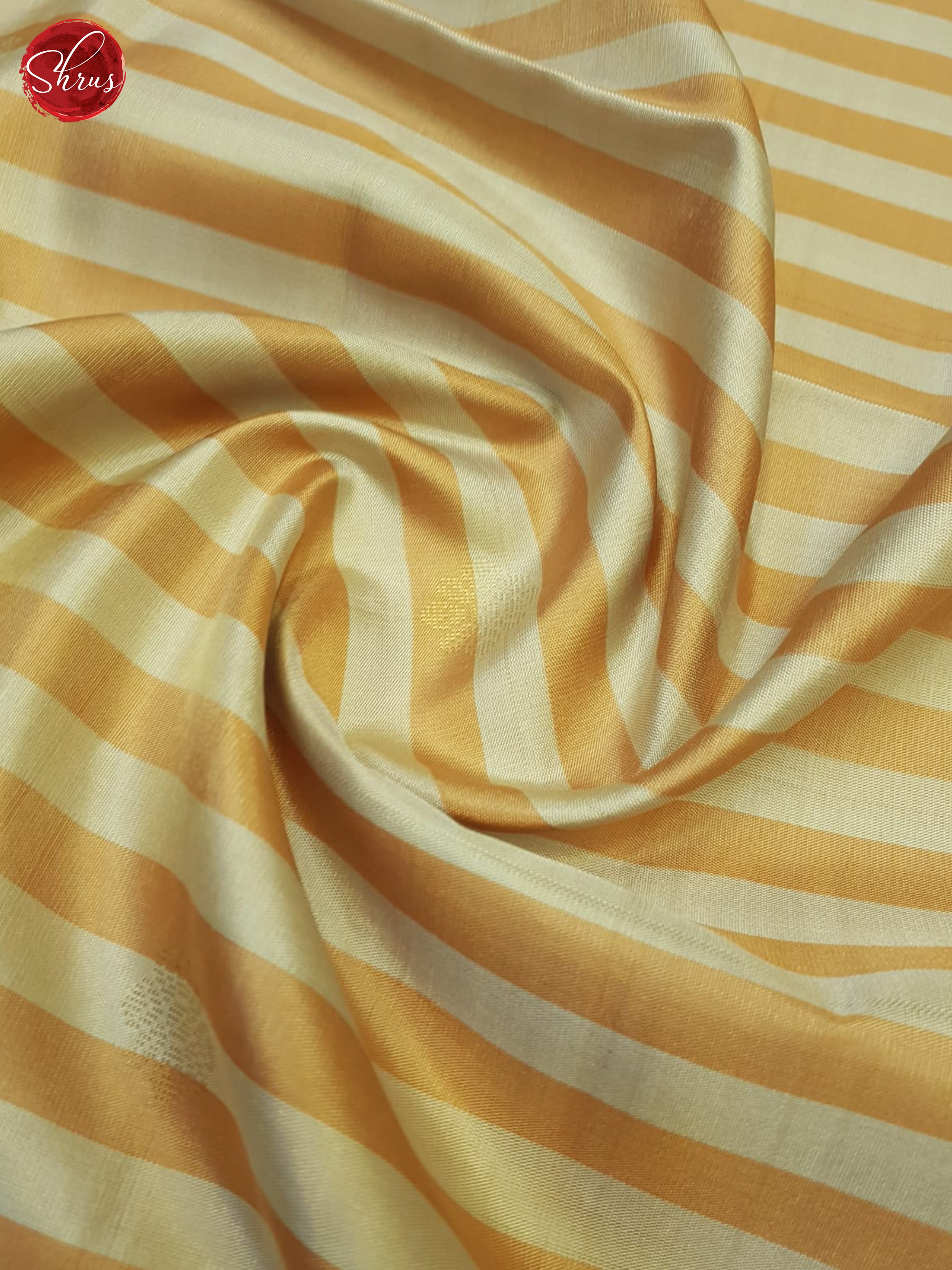 Brown Grey And Yellow- Soft Silk saree - Shop on ShrusEternity.com