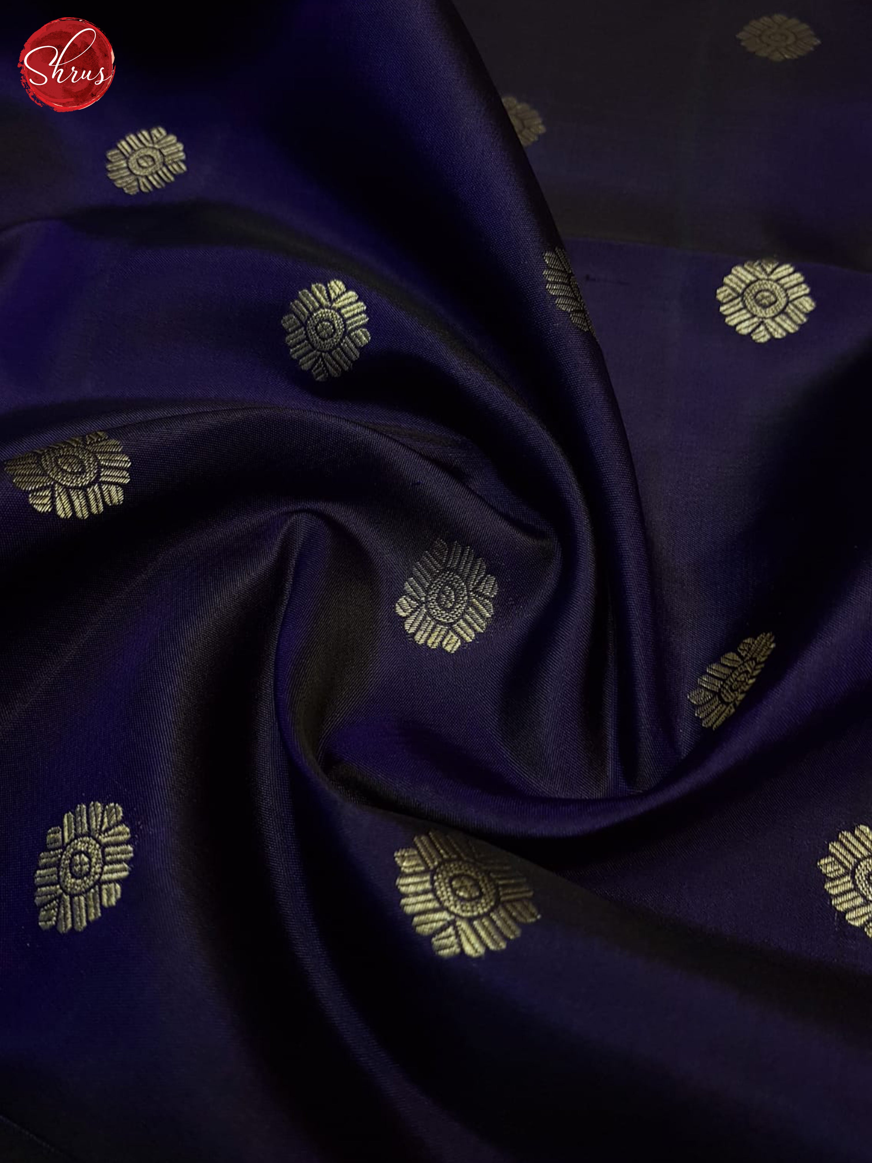 Blue And Maroon- Soft Silk Saree - Shop on ShrusEternity.com