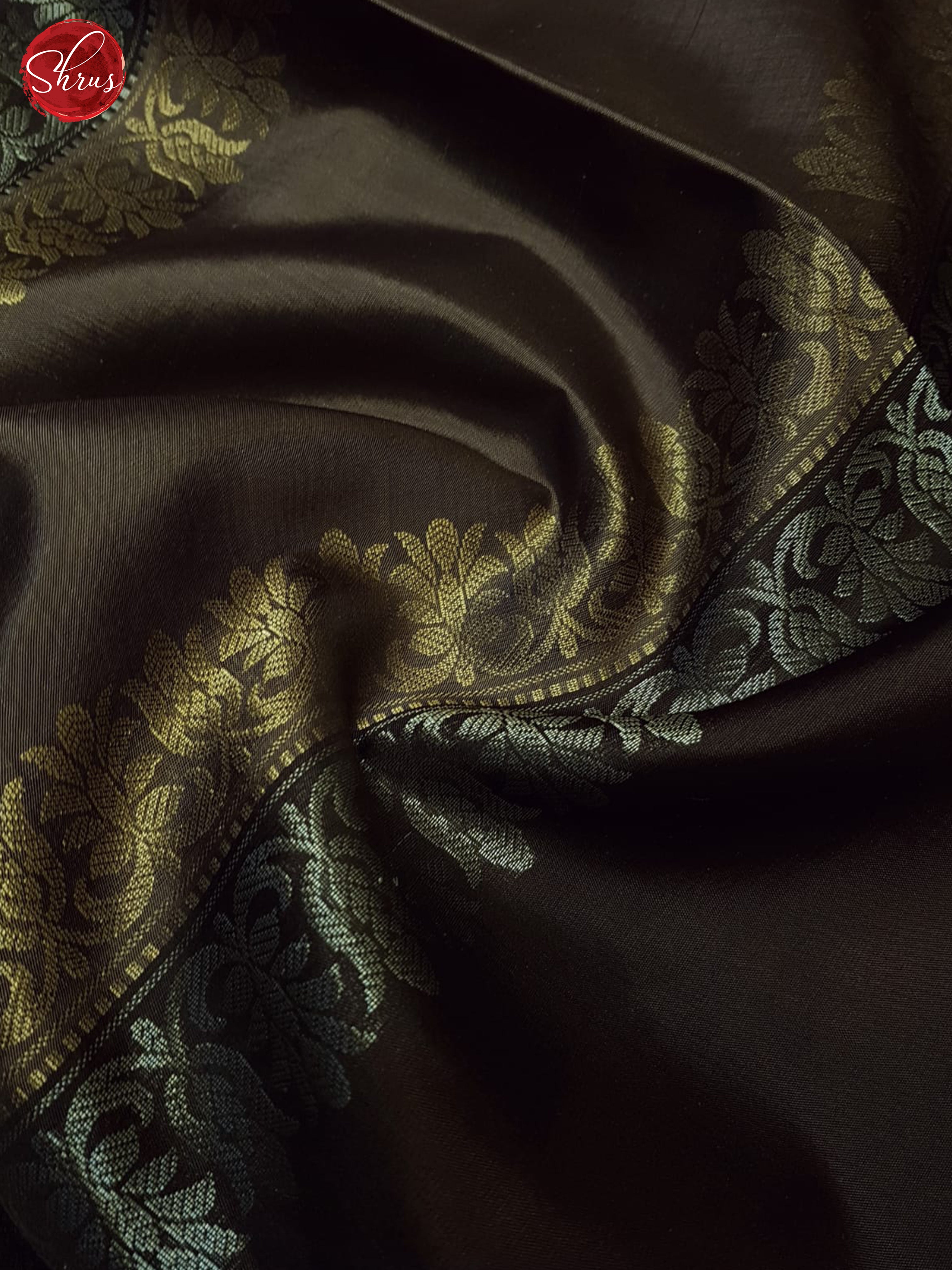 Light Brown & Brown- Soft Silk Saree - Shop on ShrusEternity.com