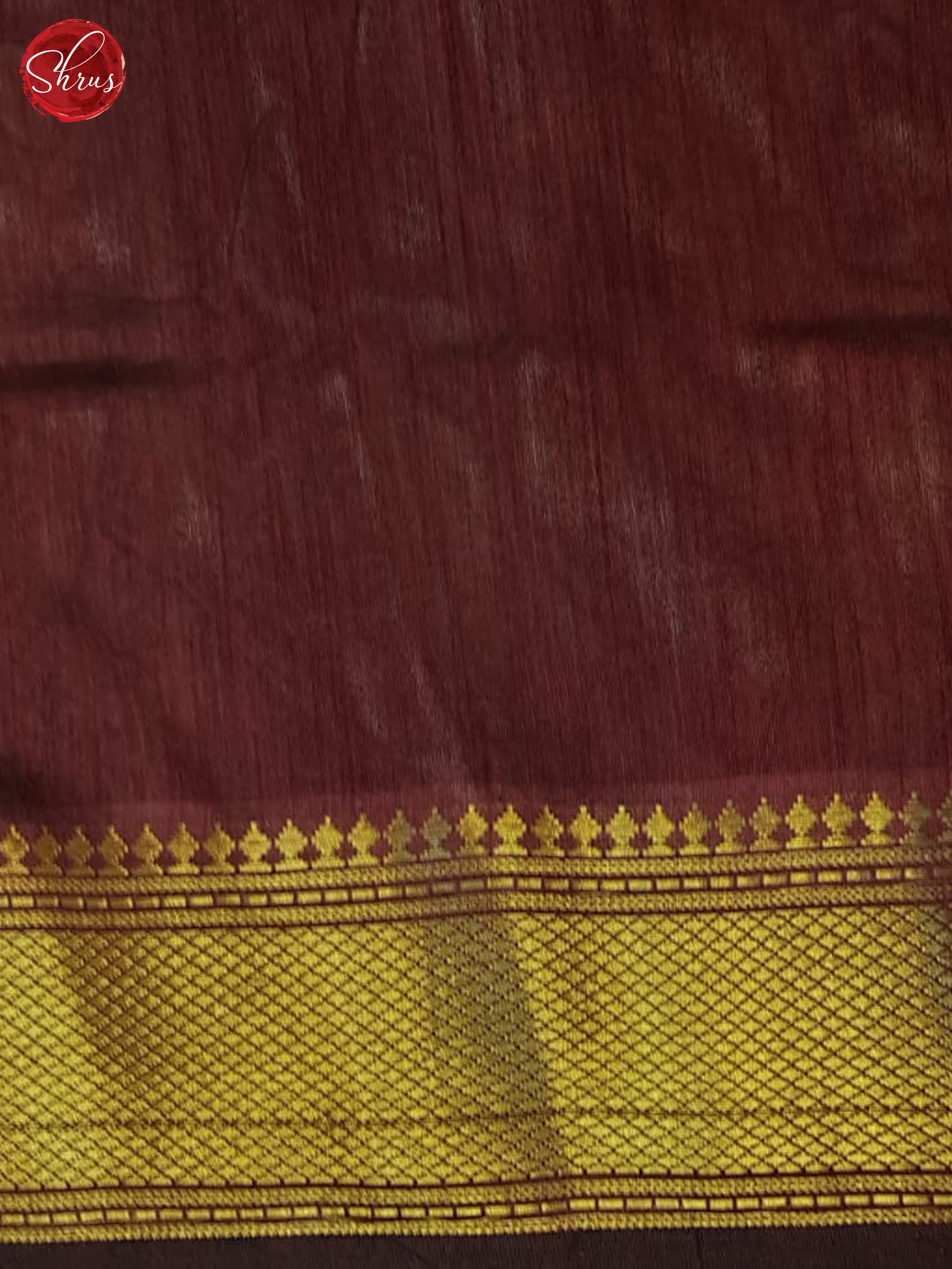 Black & Maroon- Semi Patola Saree - Shop on ShrusEternity.com