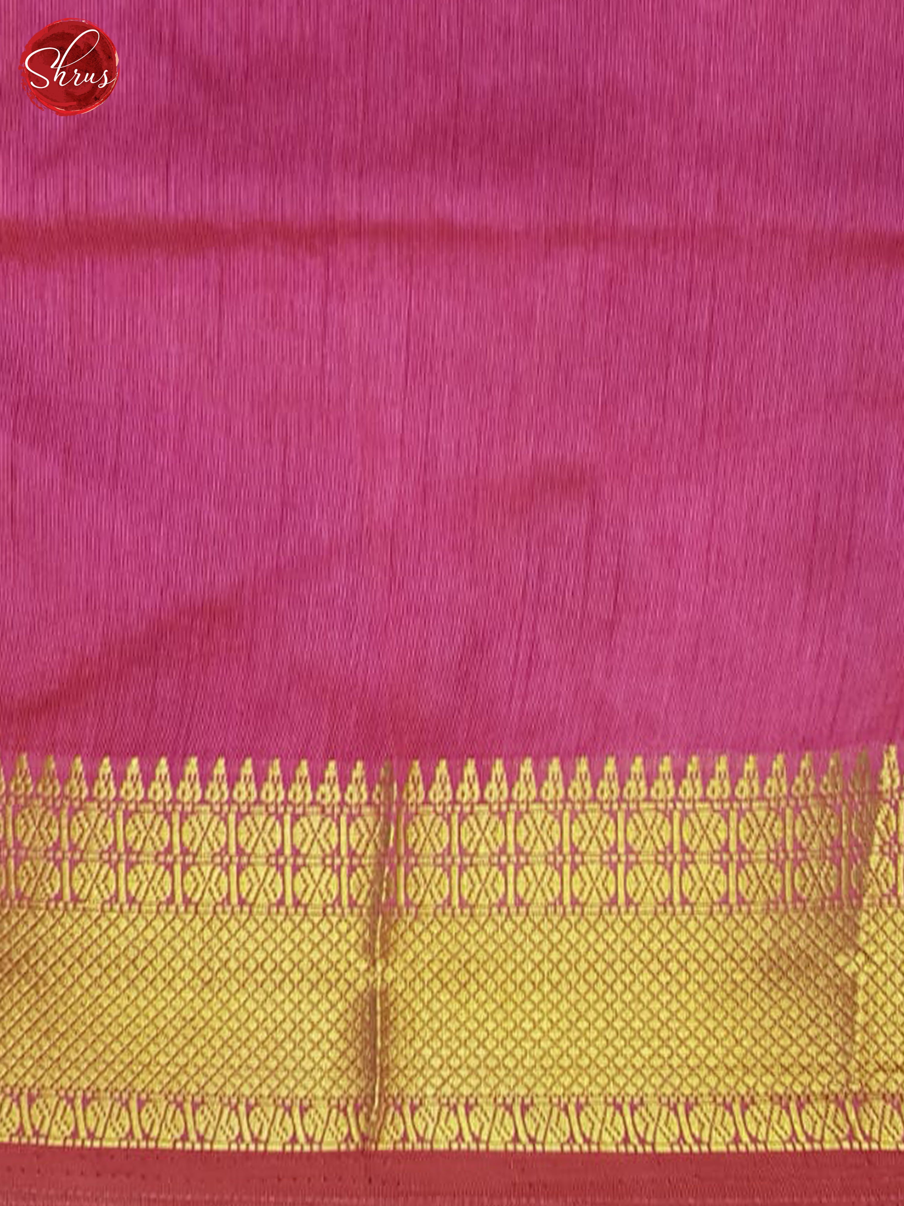 Purple &  Pink - Semi Patola Saree - Shop on ShrusEternity.com