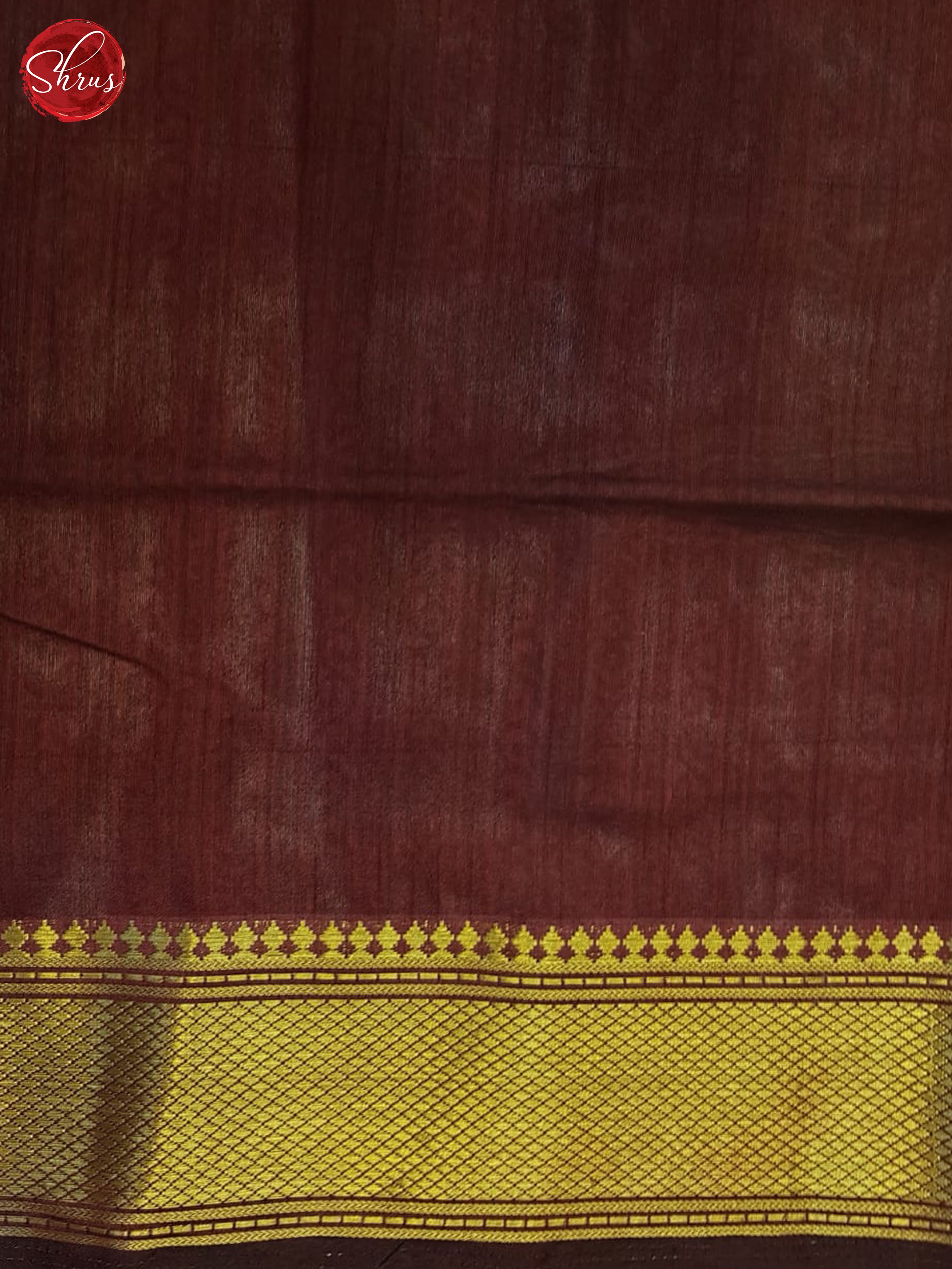 Black & Maroon- Semi Patola Saree - Shop on ShrusEternity.com