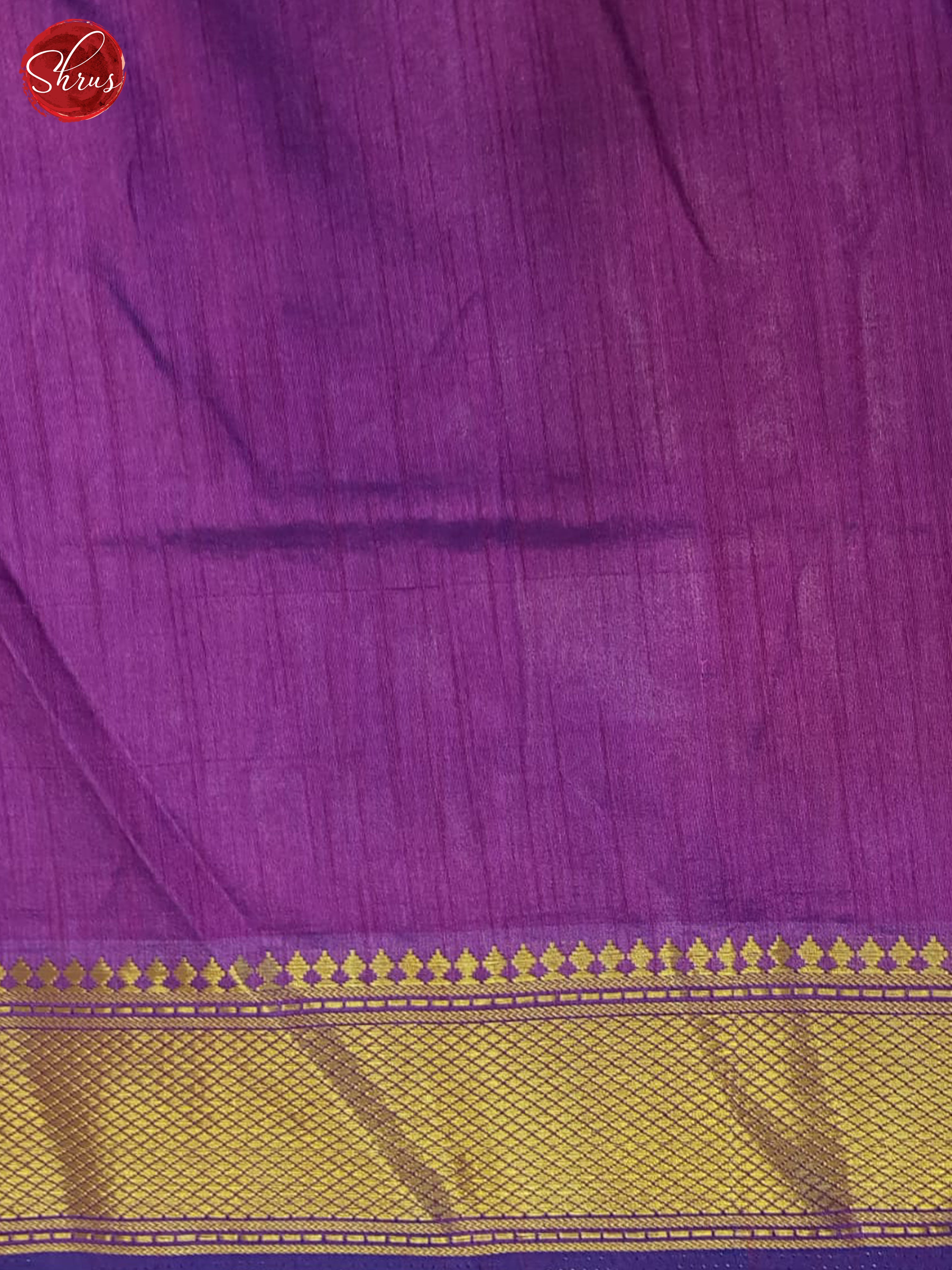 Blue & Purple - Semi Patola Saree - Shop on ShrusEternity.com