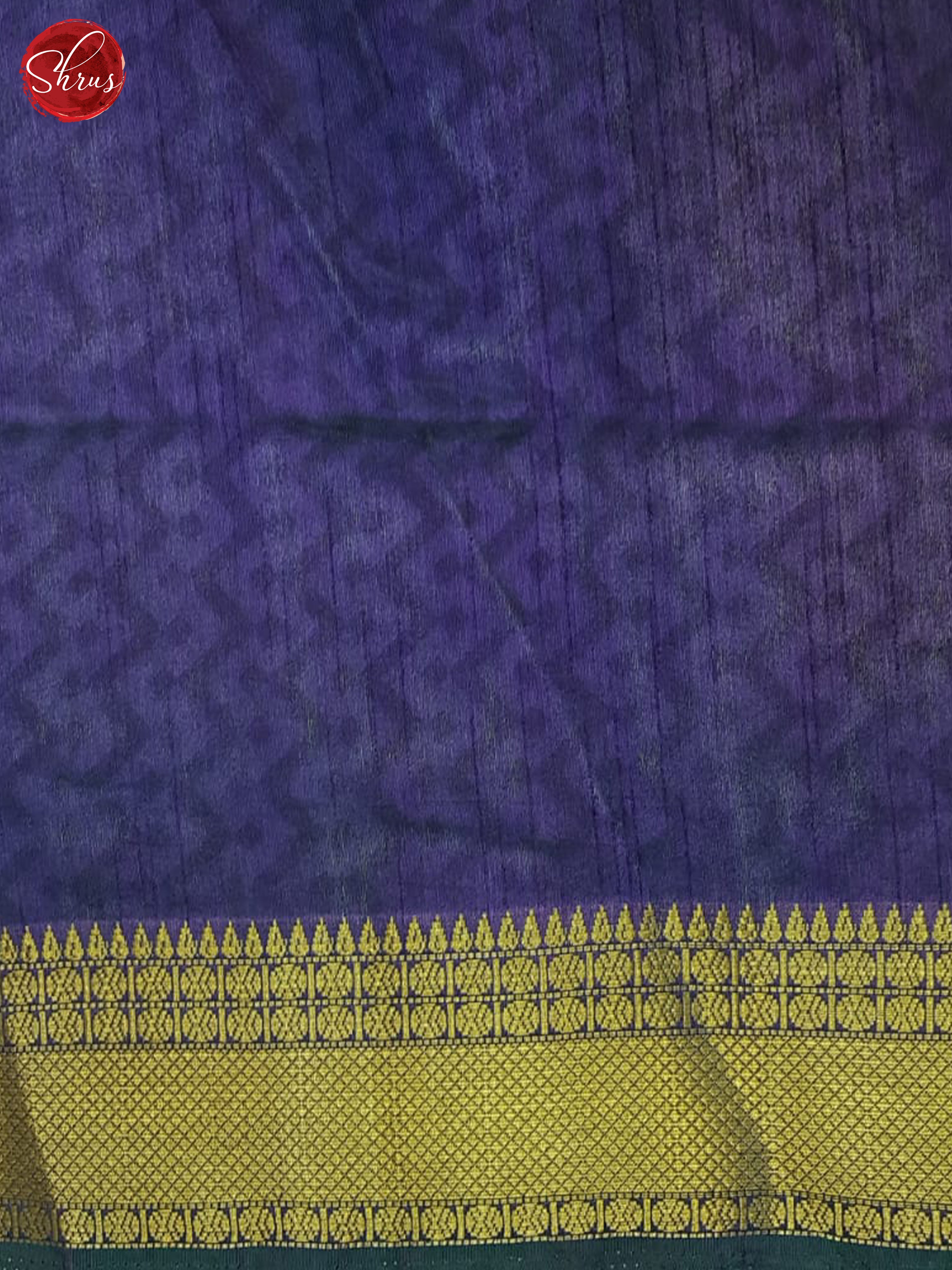 Blue & Purple - Semi Patola Saree - Shop on ShrusEternity.com