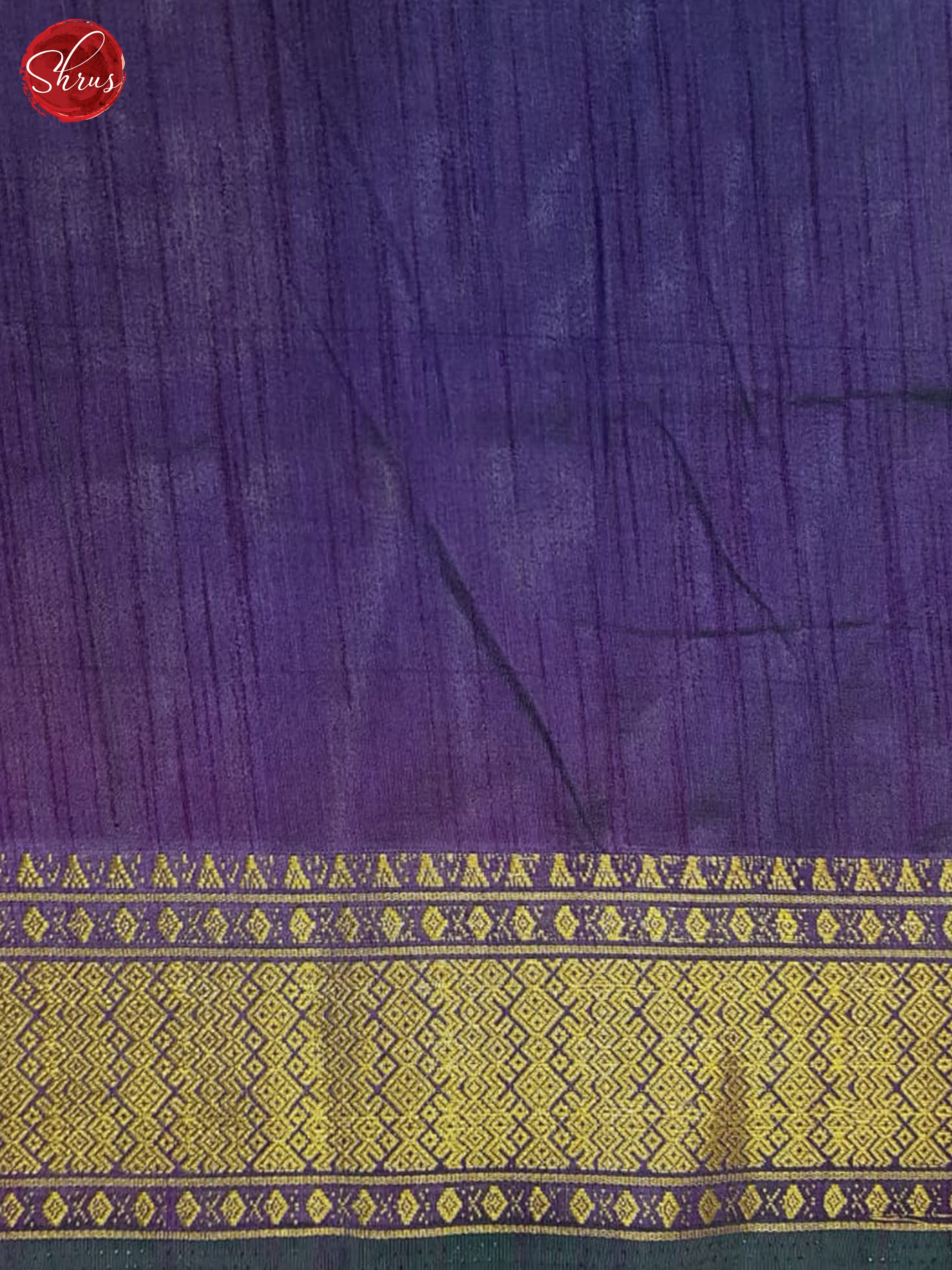 Blue & Purple - Semi Patola Saree - Shop on ShrusEternity.com