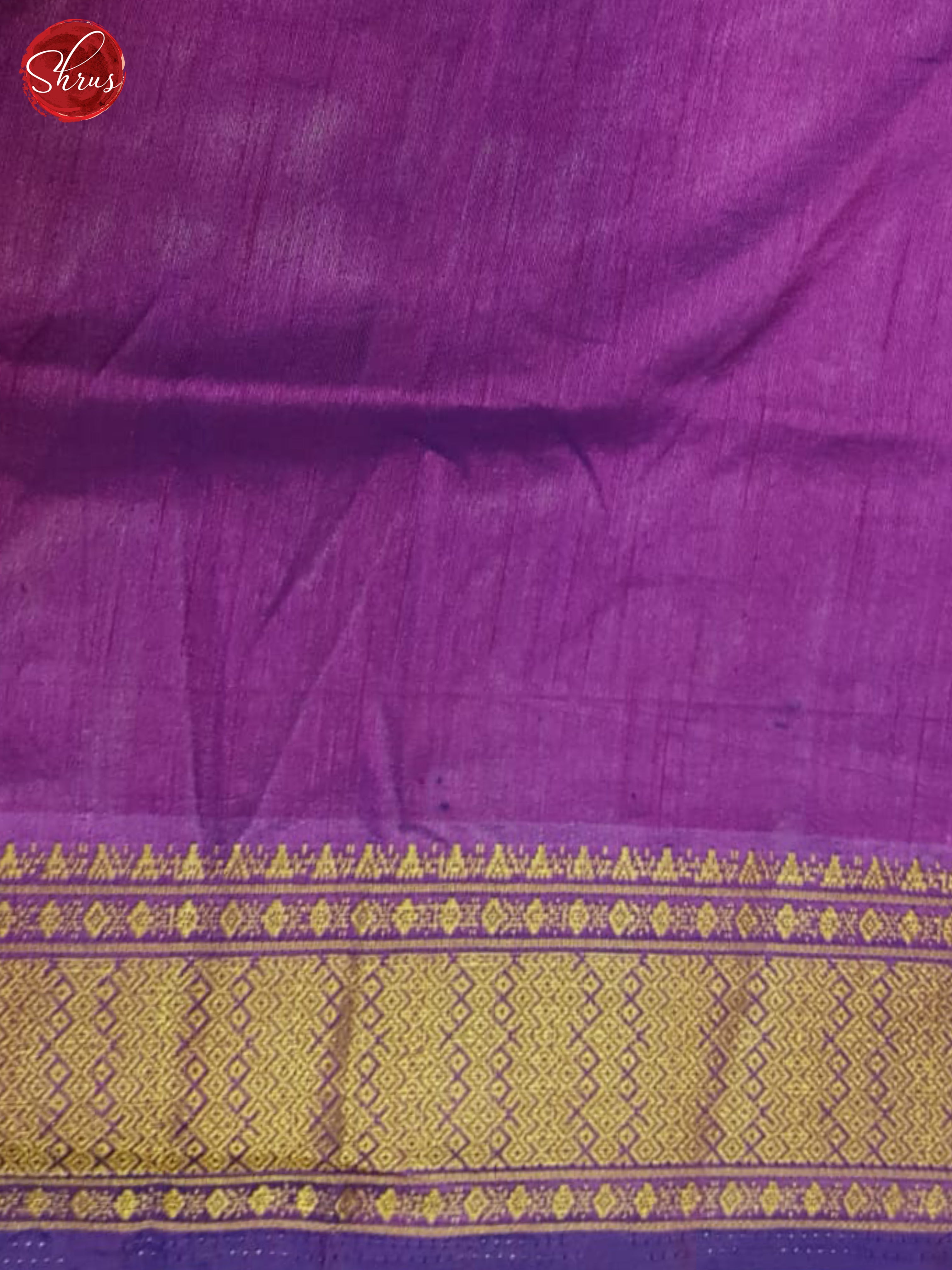 Blue & Pink - Semi Patola Saree - Shop on ShrusEternity.com