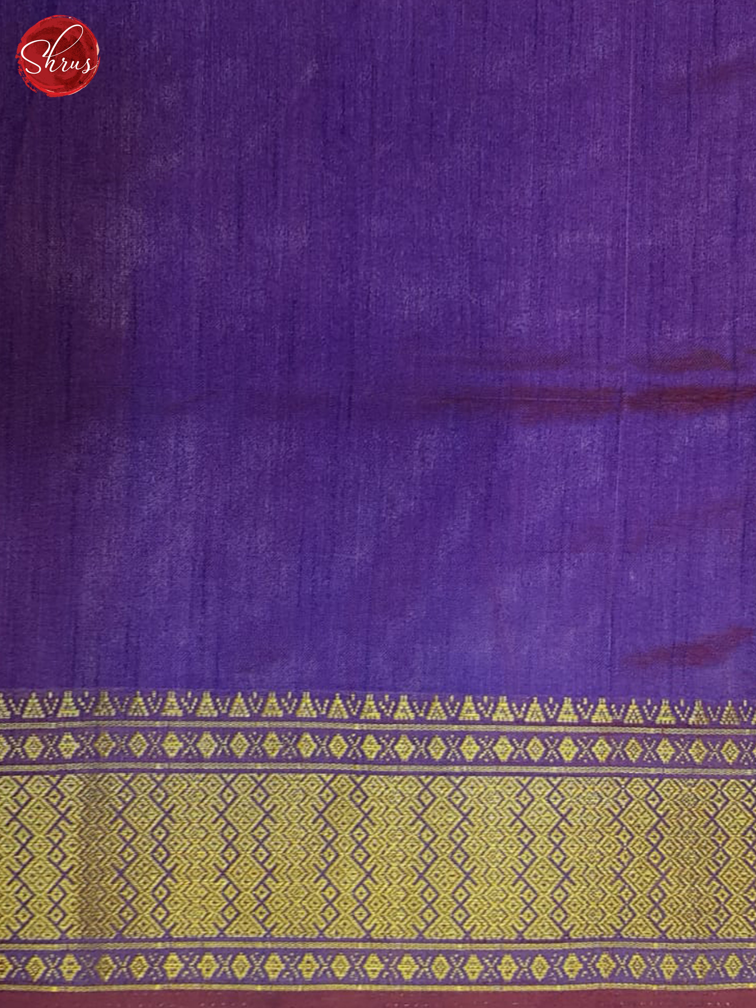 Pink & Purple- Semi Patola Saree - Shop on ShrusEternity.com