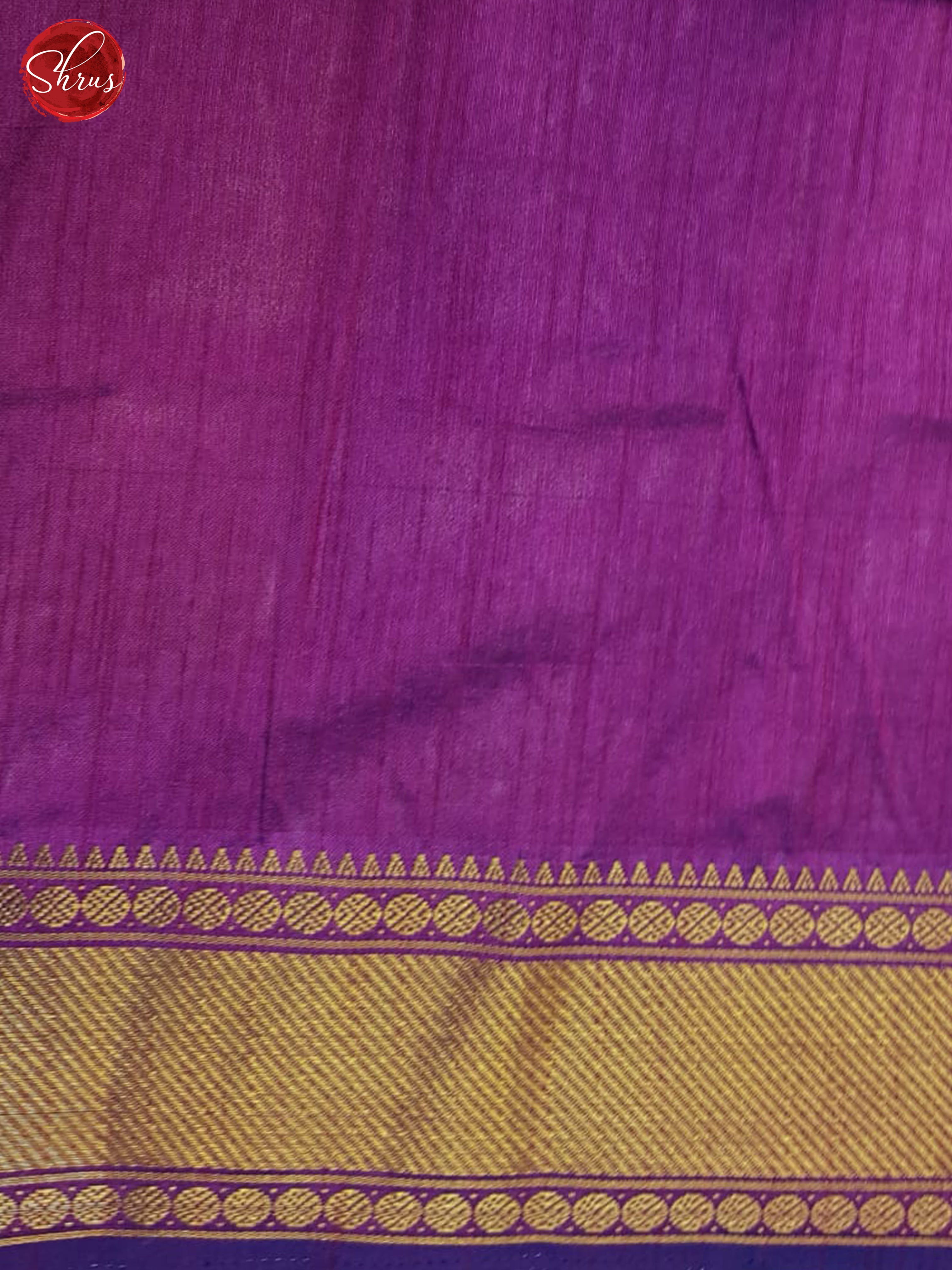 Blue & Purple - Semi Patola Saree - Shop on ShrusEternity.com