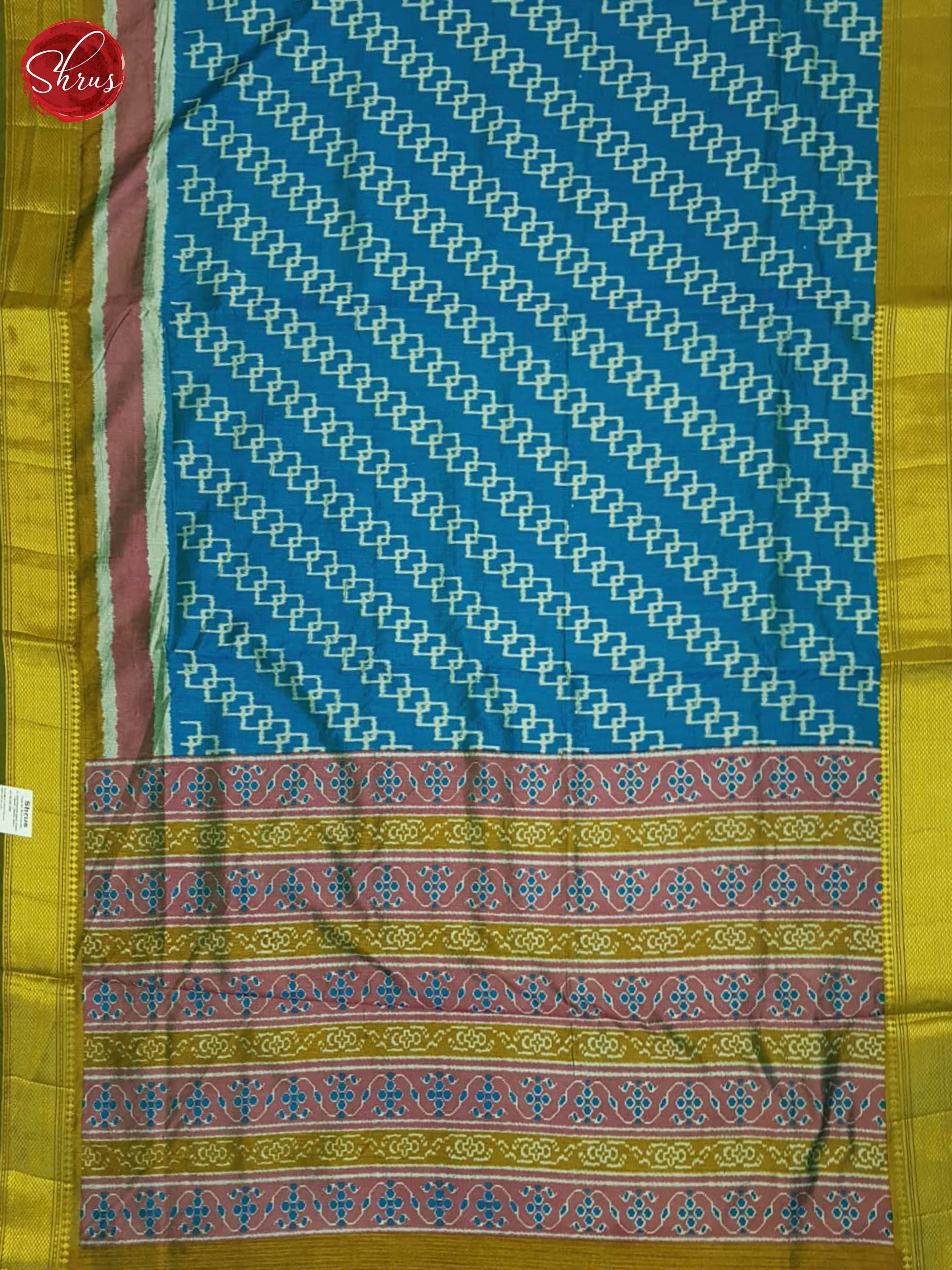 Blue & Green - Semi Patola Saree - Shop on ShrusEternity.com