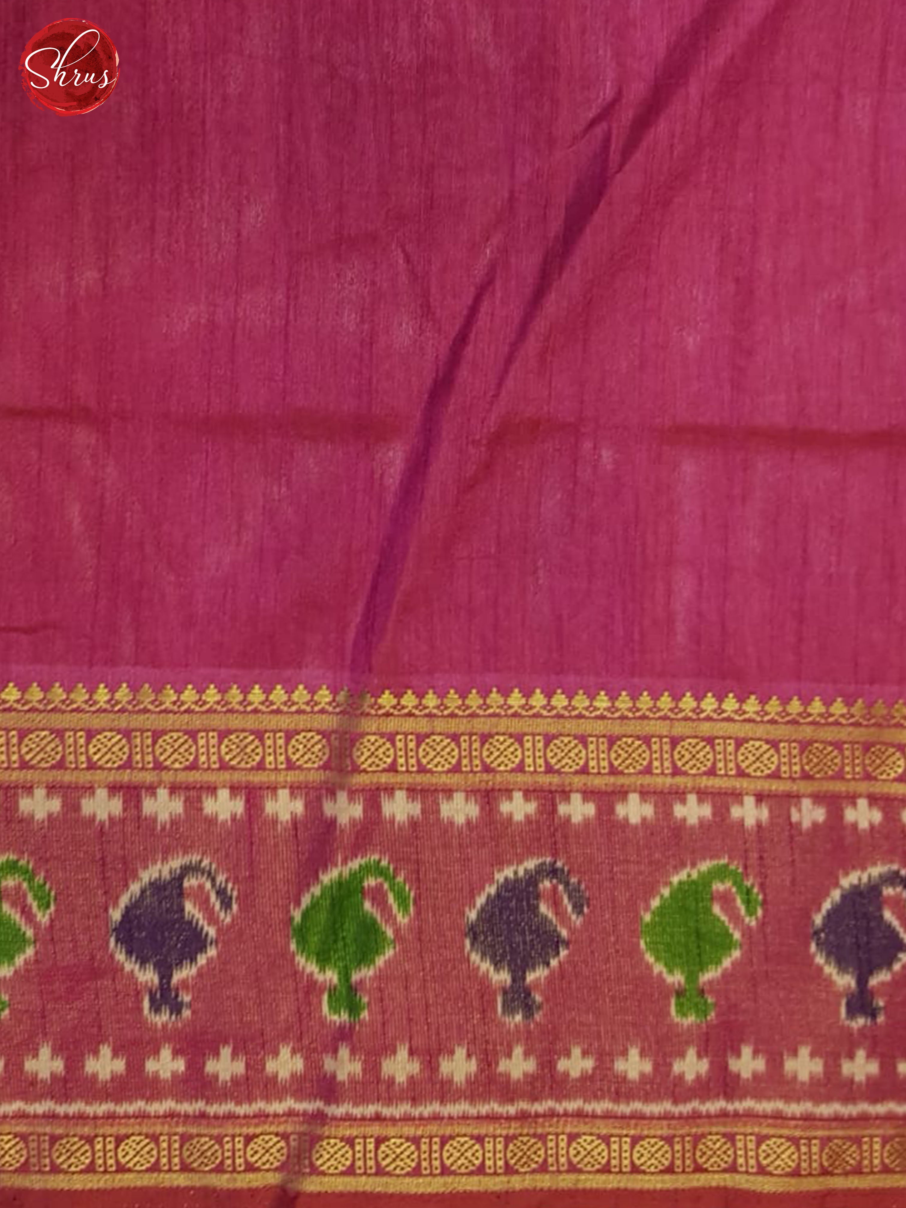 Purple And Pink- Semi Patola Saree - Shop on ShrusEternity.com